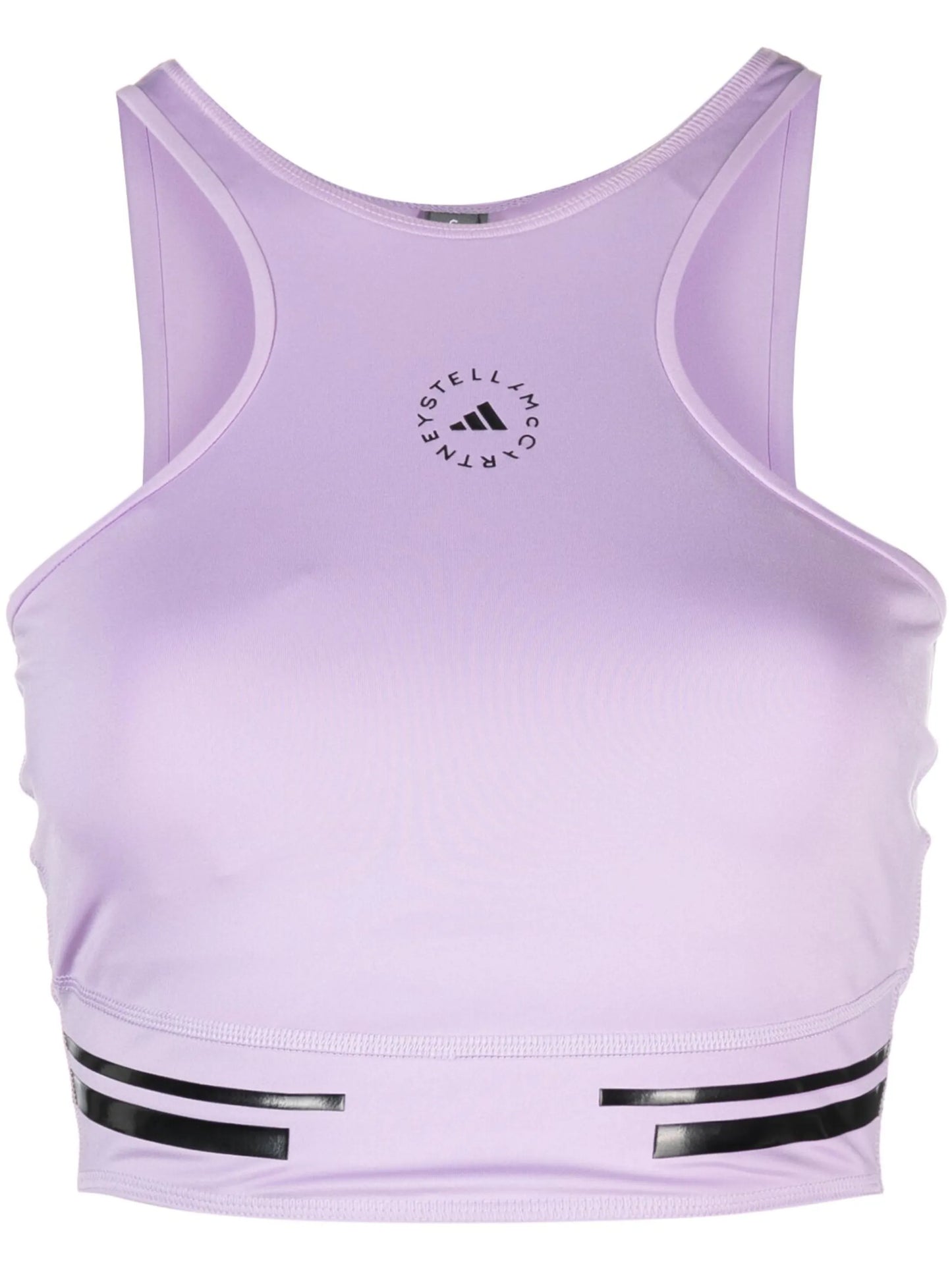 Truepace Running logo-print cropped top