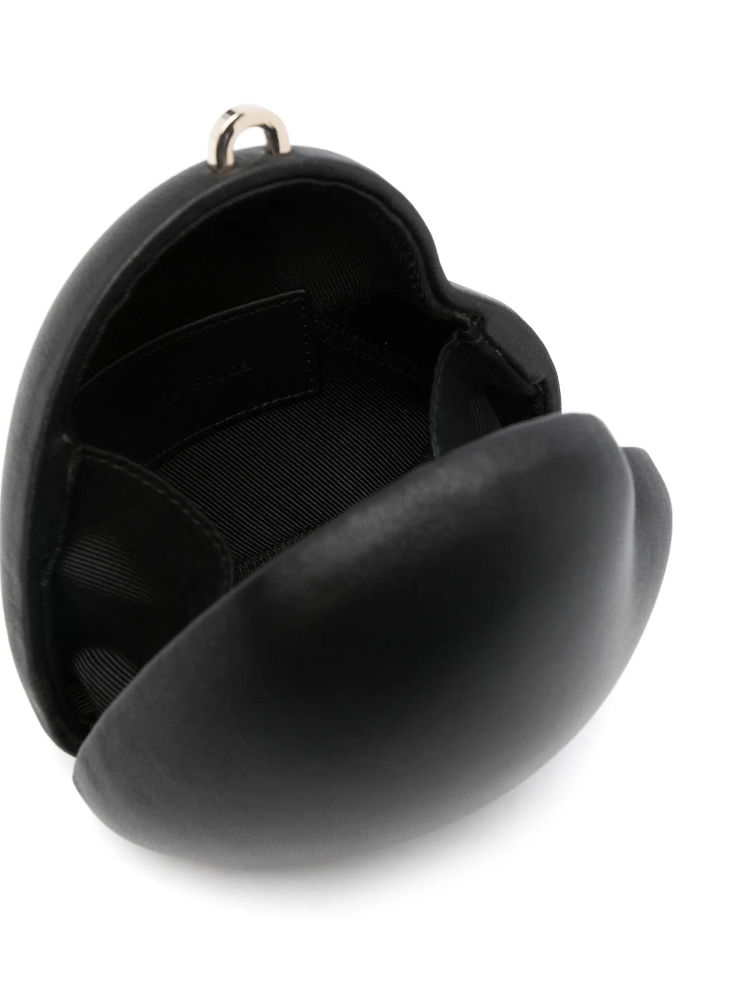 Micro Heart leather clutch