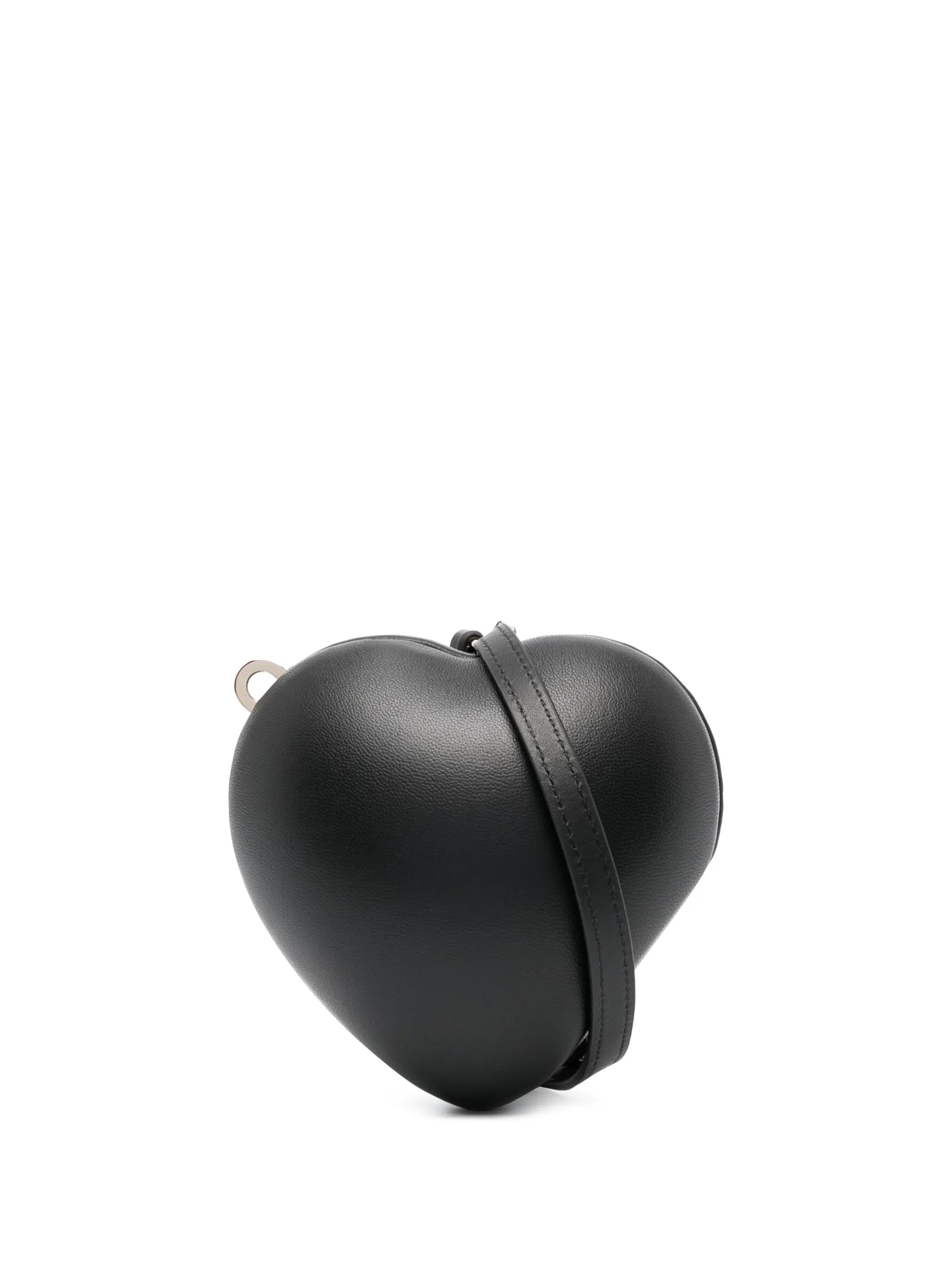 Micro Heart leather clutch