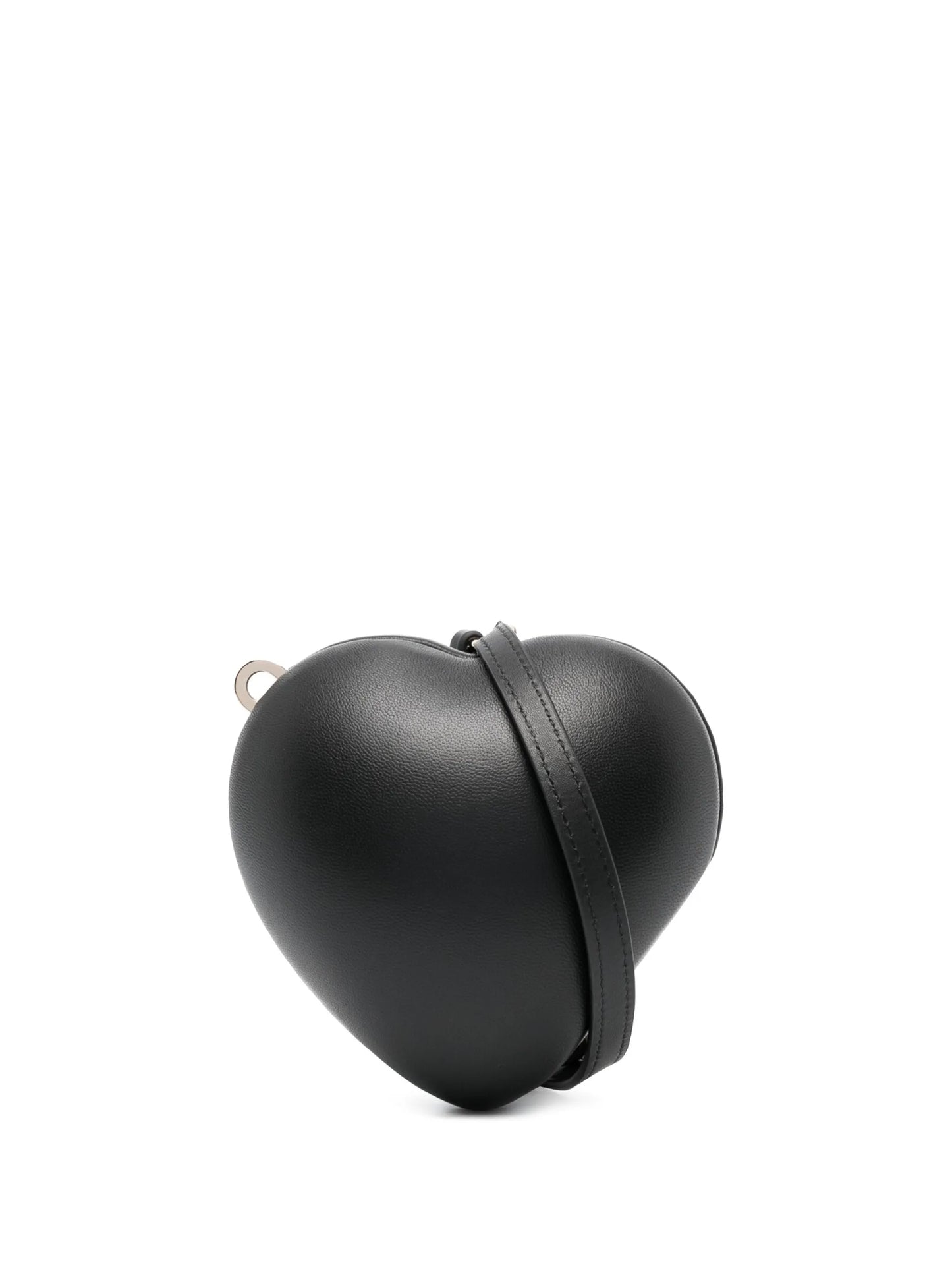 Micro Heart leather clutch