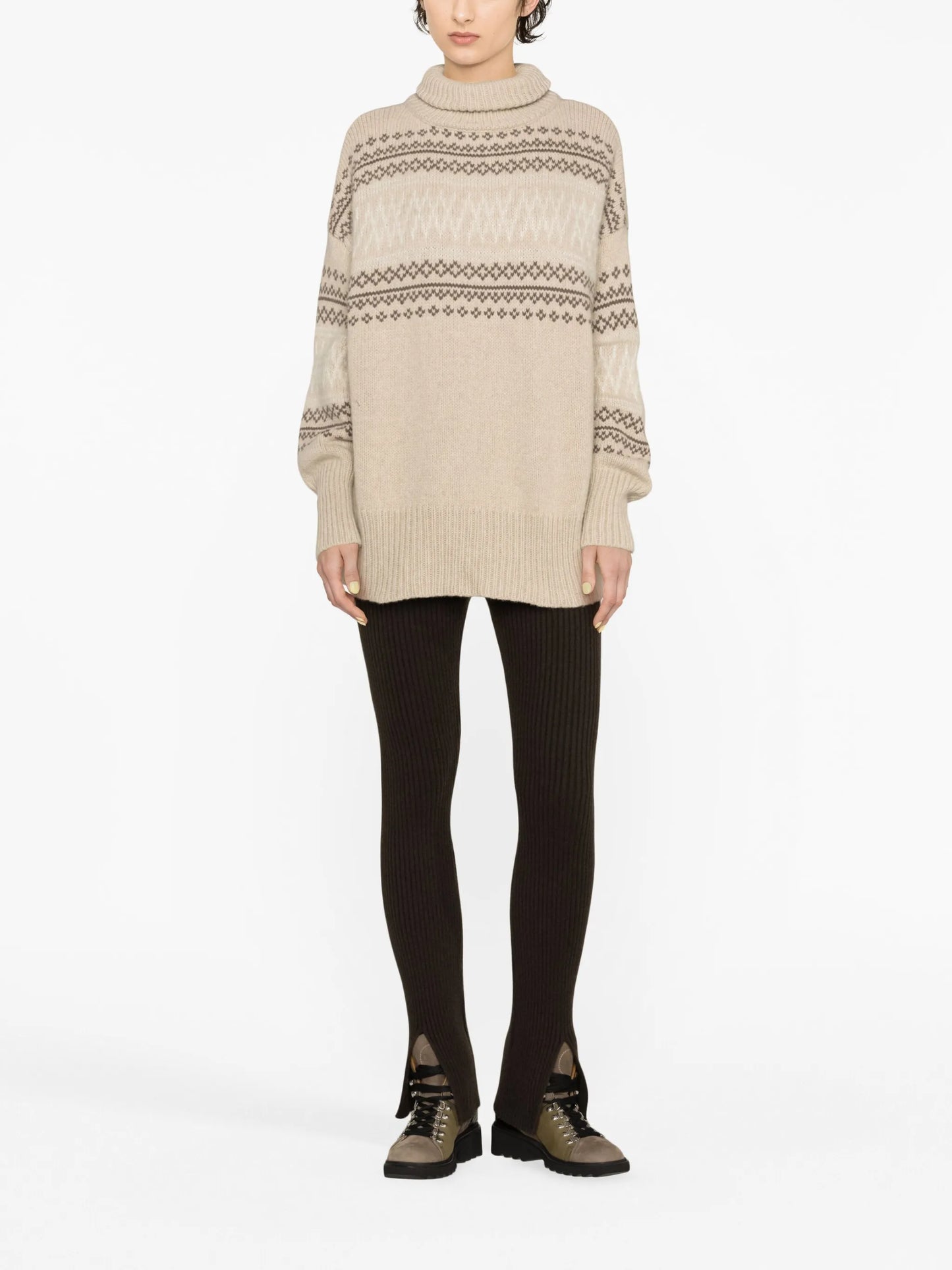 Setesdal-intarsia merino-wool jumper
