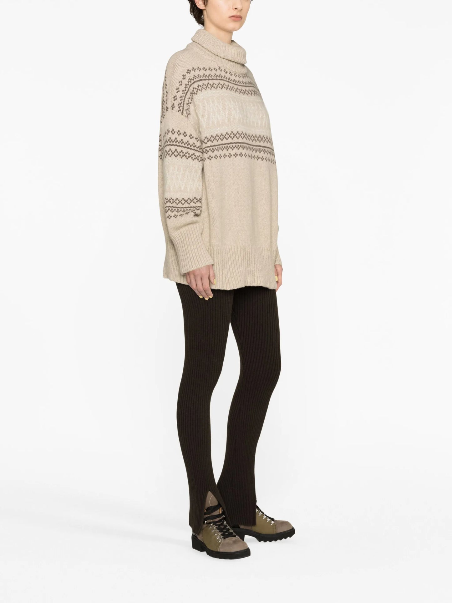 Setesdal-intarsia merino-wool jumper
