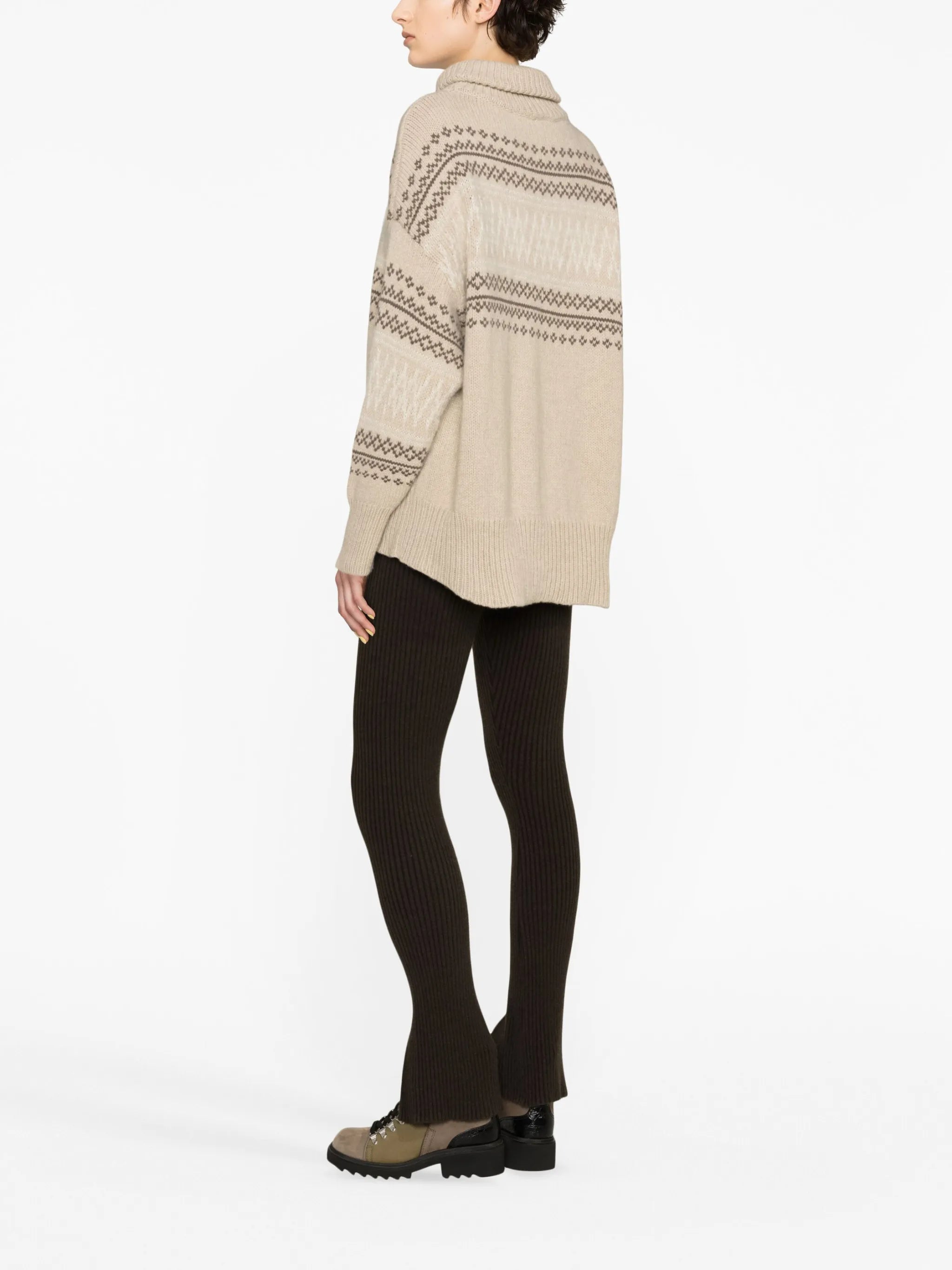 Setesdal-intarsia merino-wool jumper