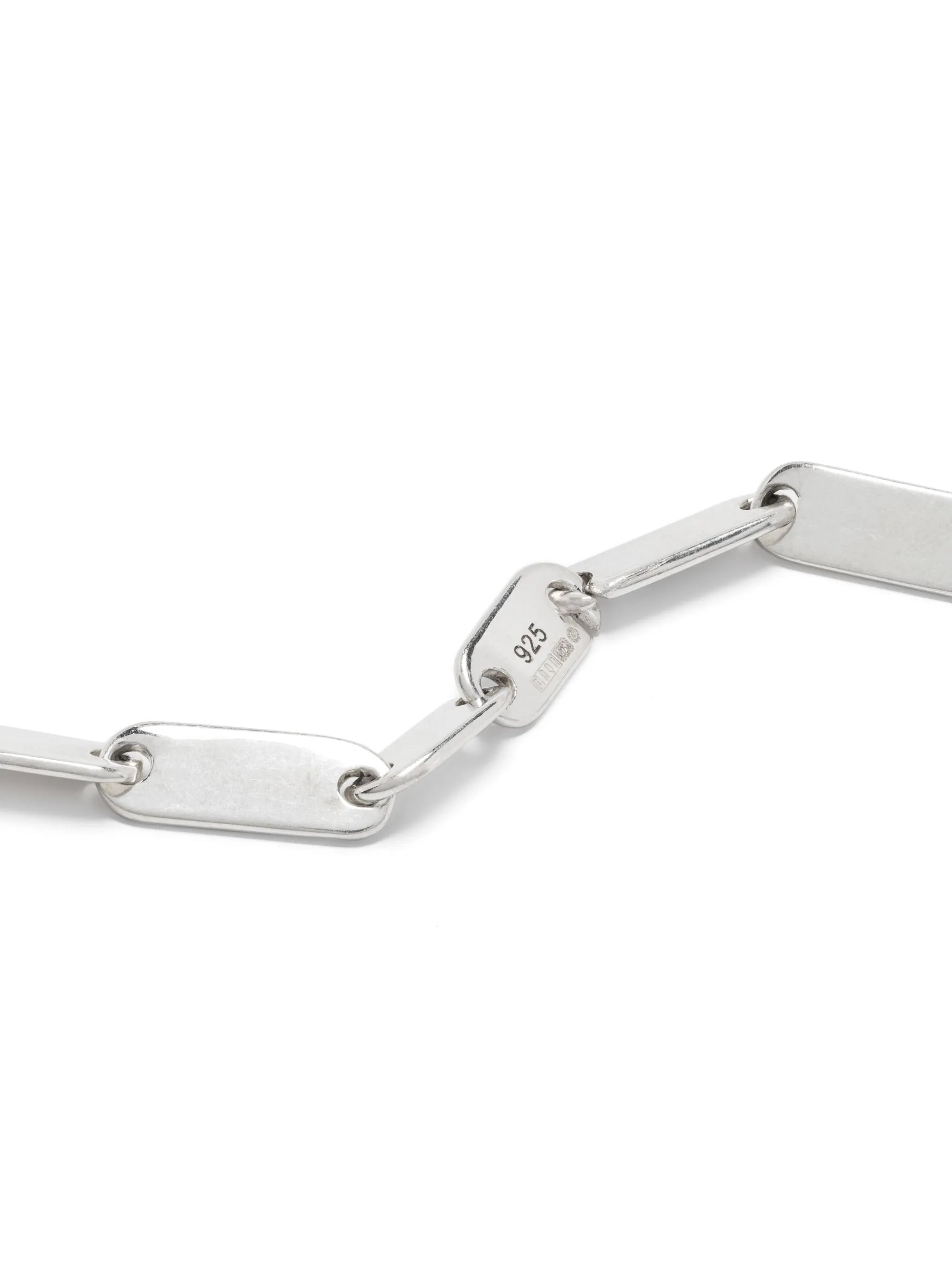 Monolinka logo-engraved necklace