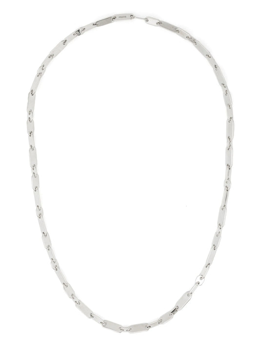 Monolinka logo-engraved necklace