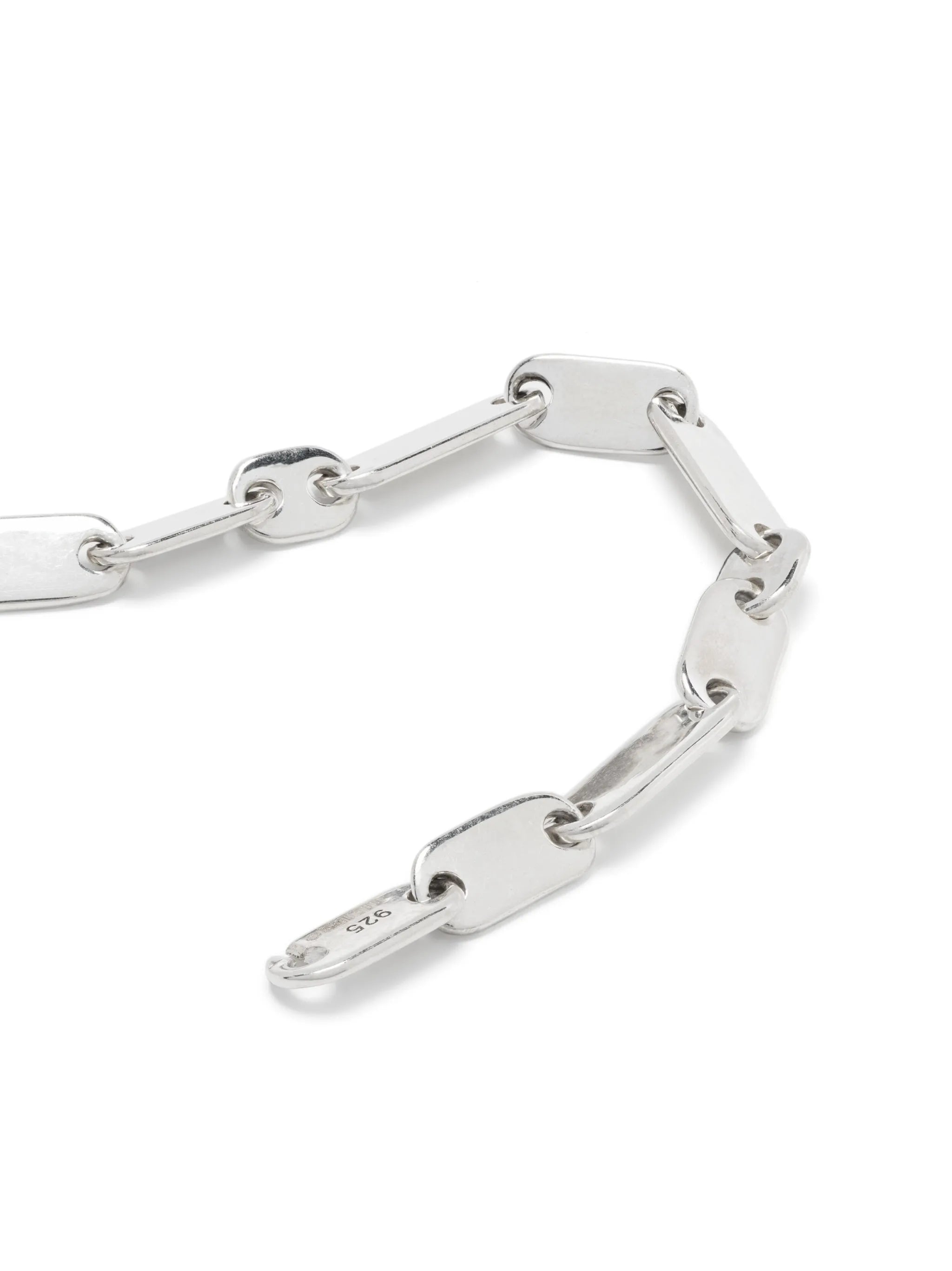 Monolinka logo-engraved necklace