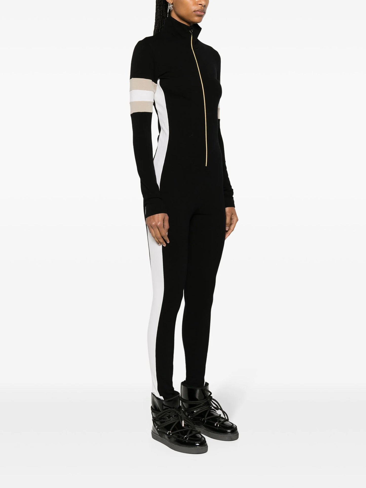 merino wool-blend ski jumpsuit