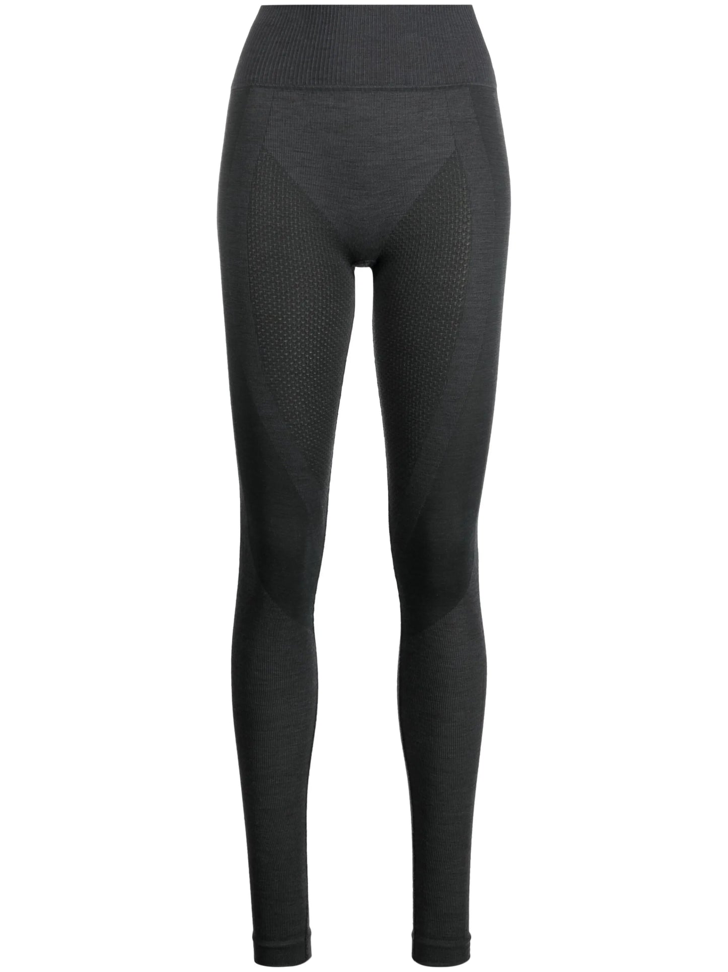 panelled piqué ski leggings