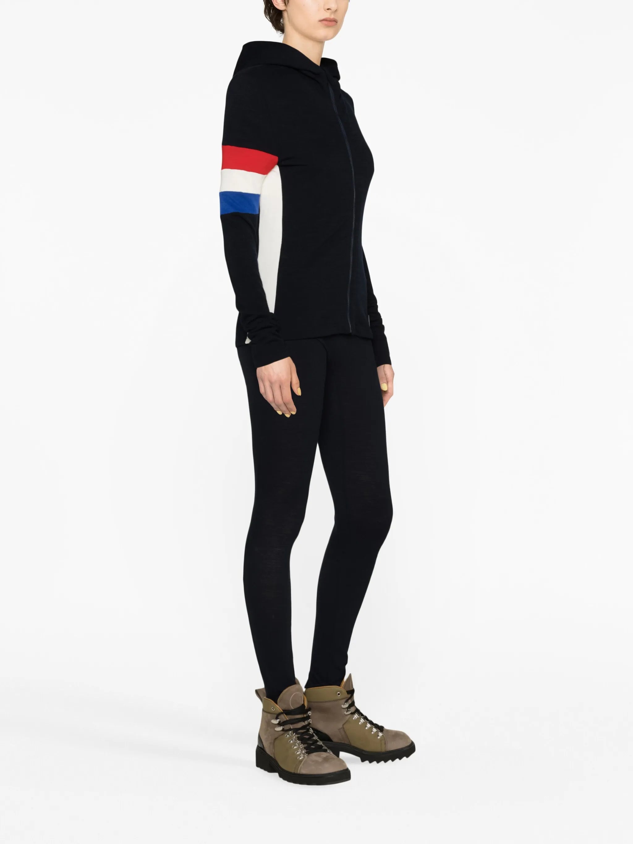 high-waisted ski leggings