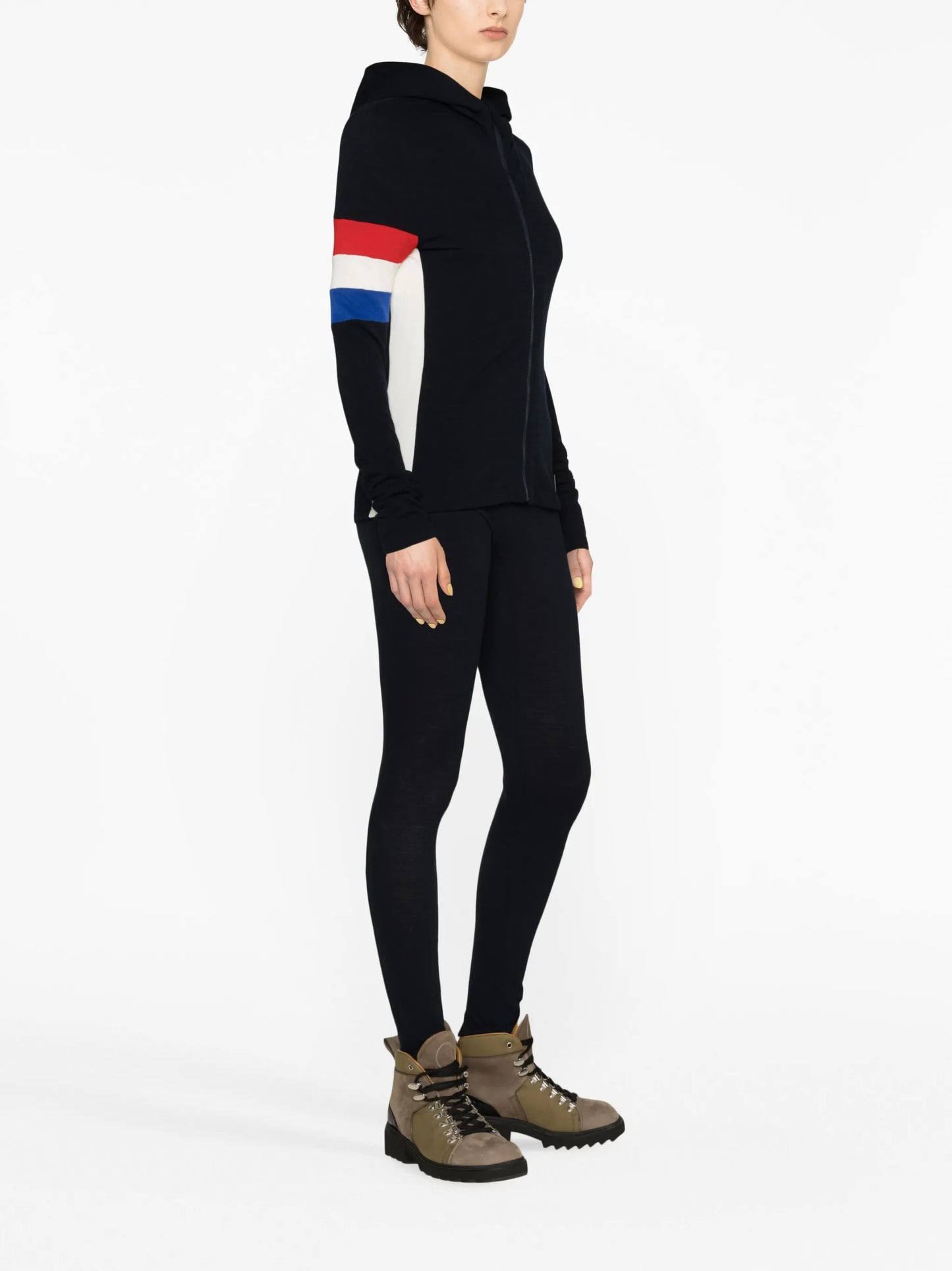 high-waisted ski leggings