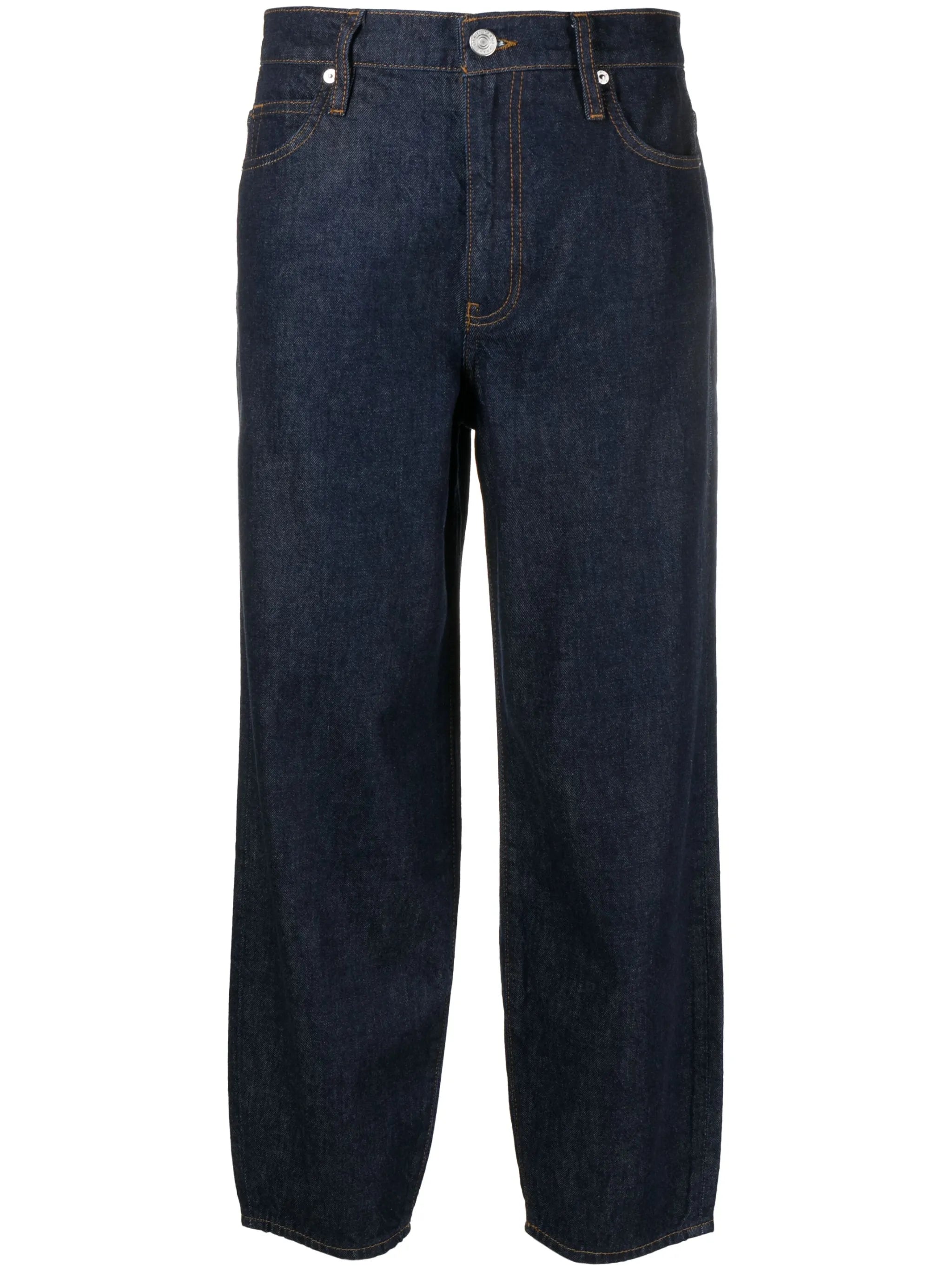 mid-rise boyfriend jeans
