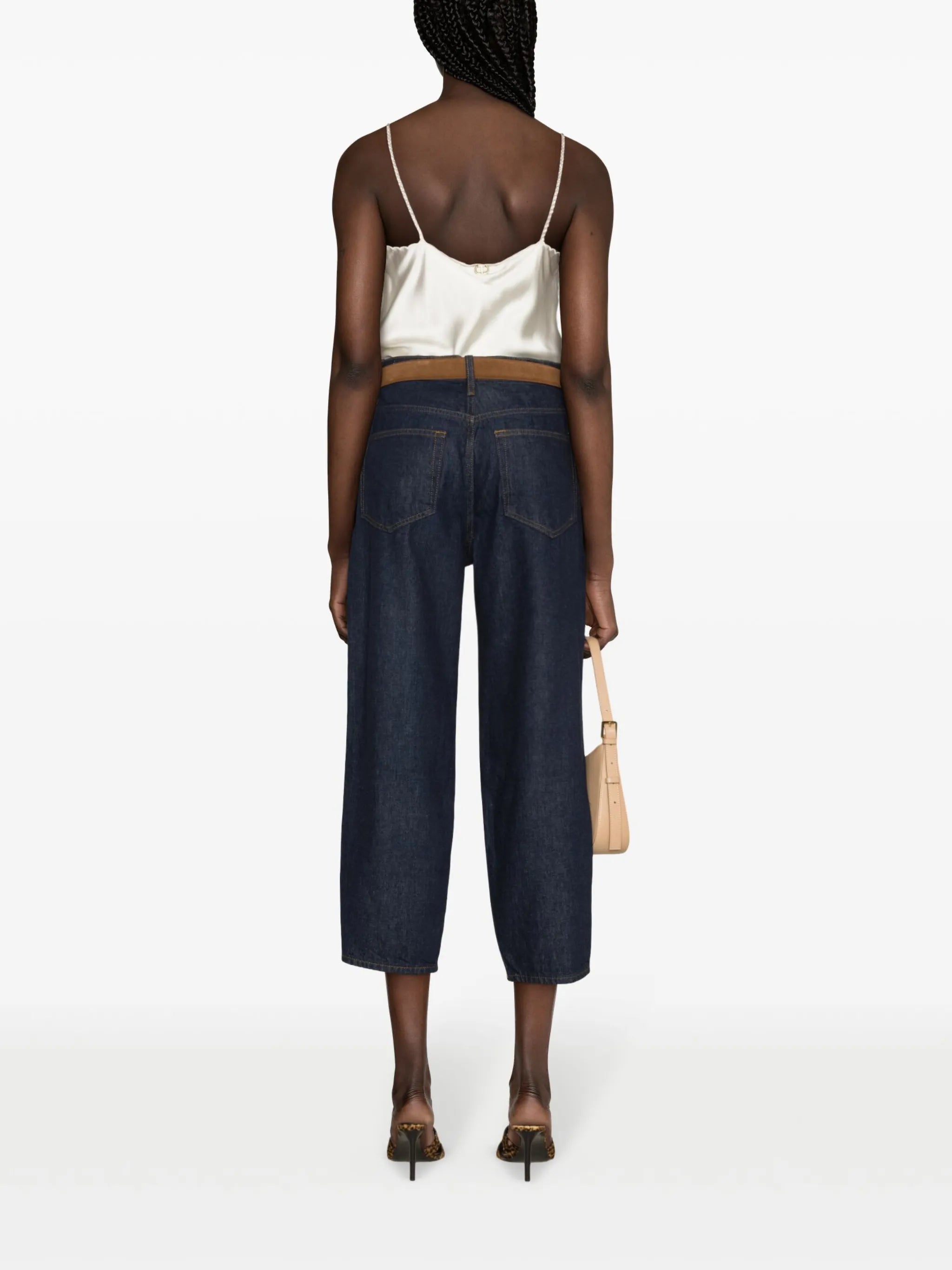 mid-rise boyfriend jeans