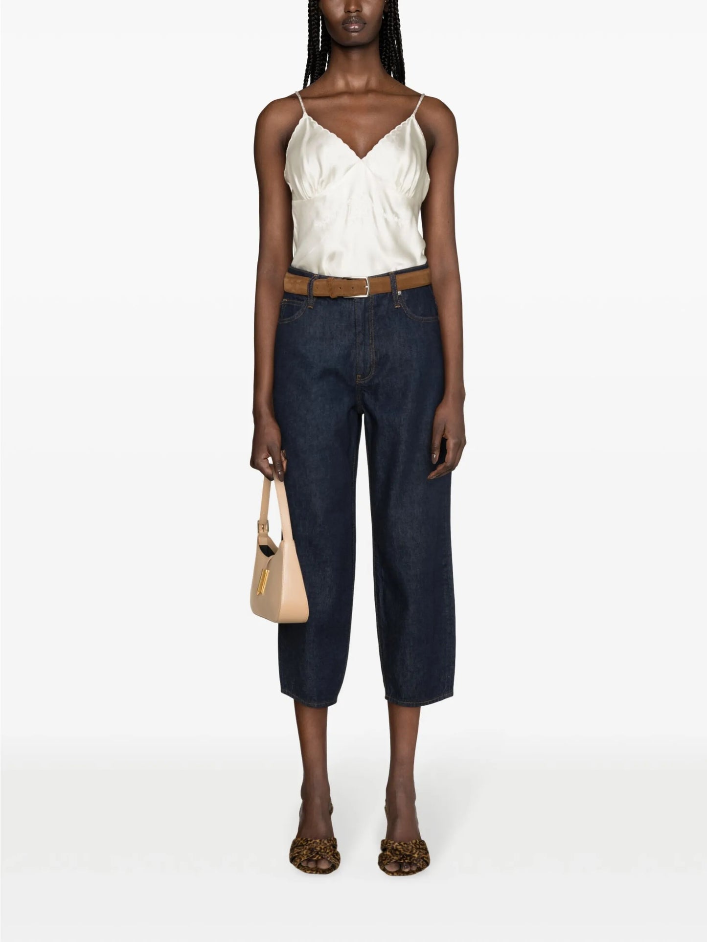 mid-rise boyfriend jeans