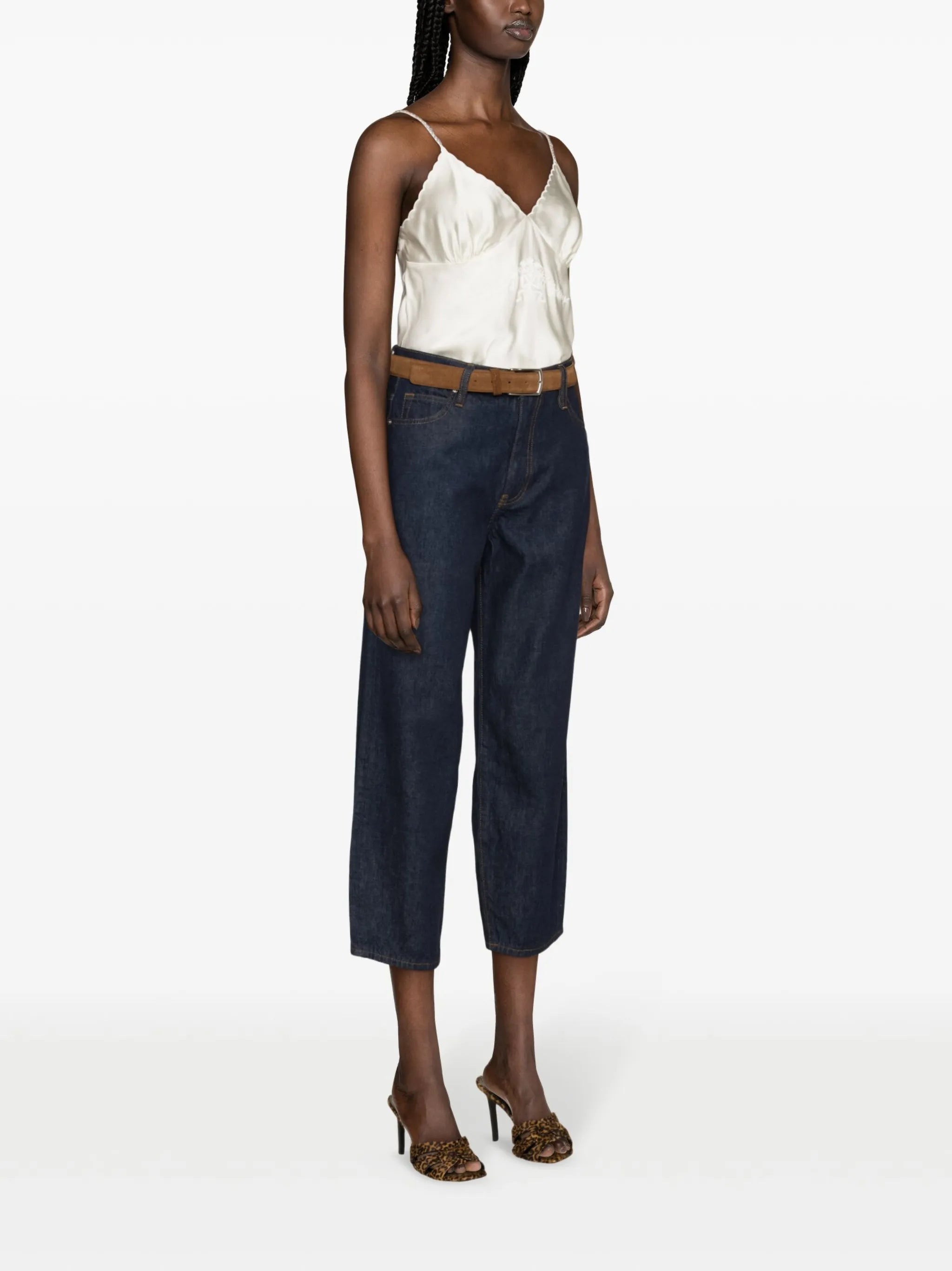 mid-rise boyfriend jeans