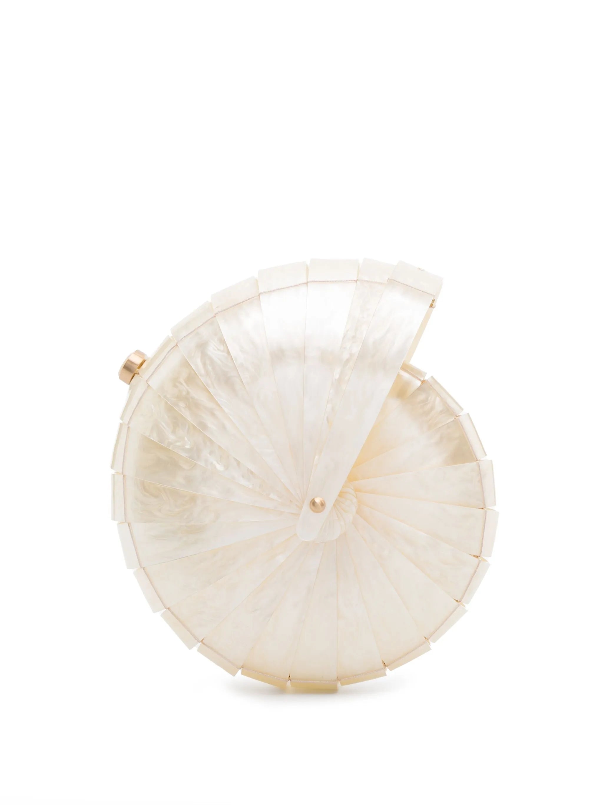 Sirena shell clutch bag