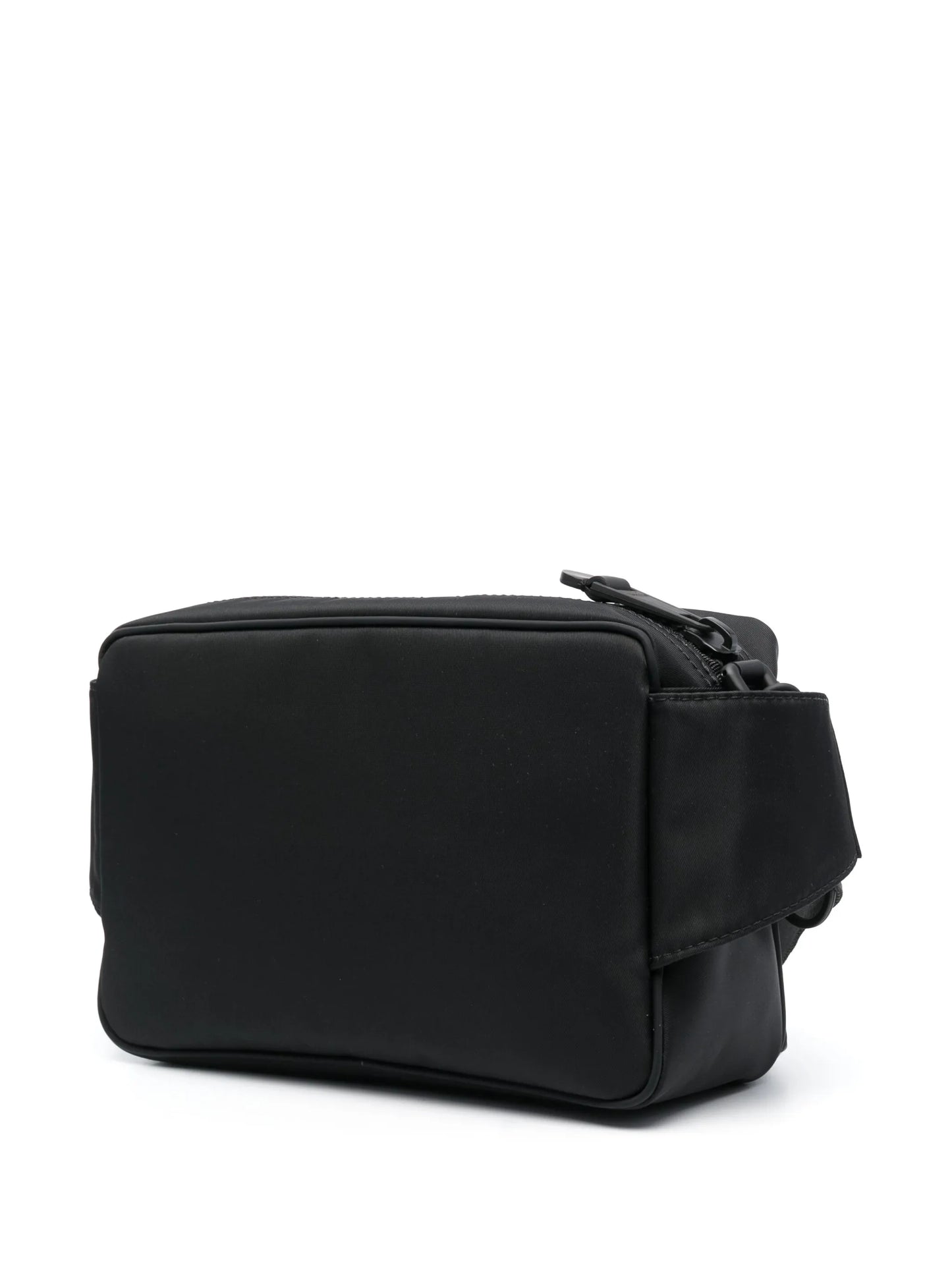 logo-embossed zipped belt bag