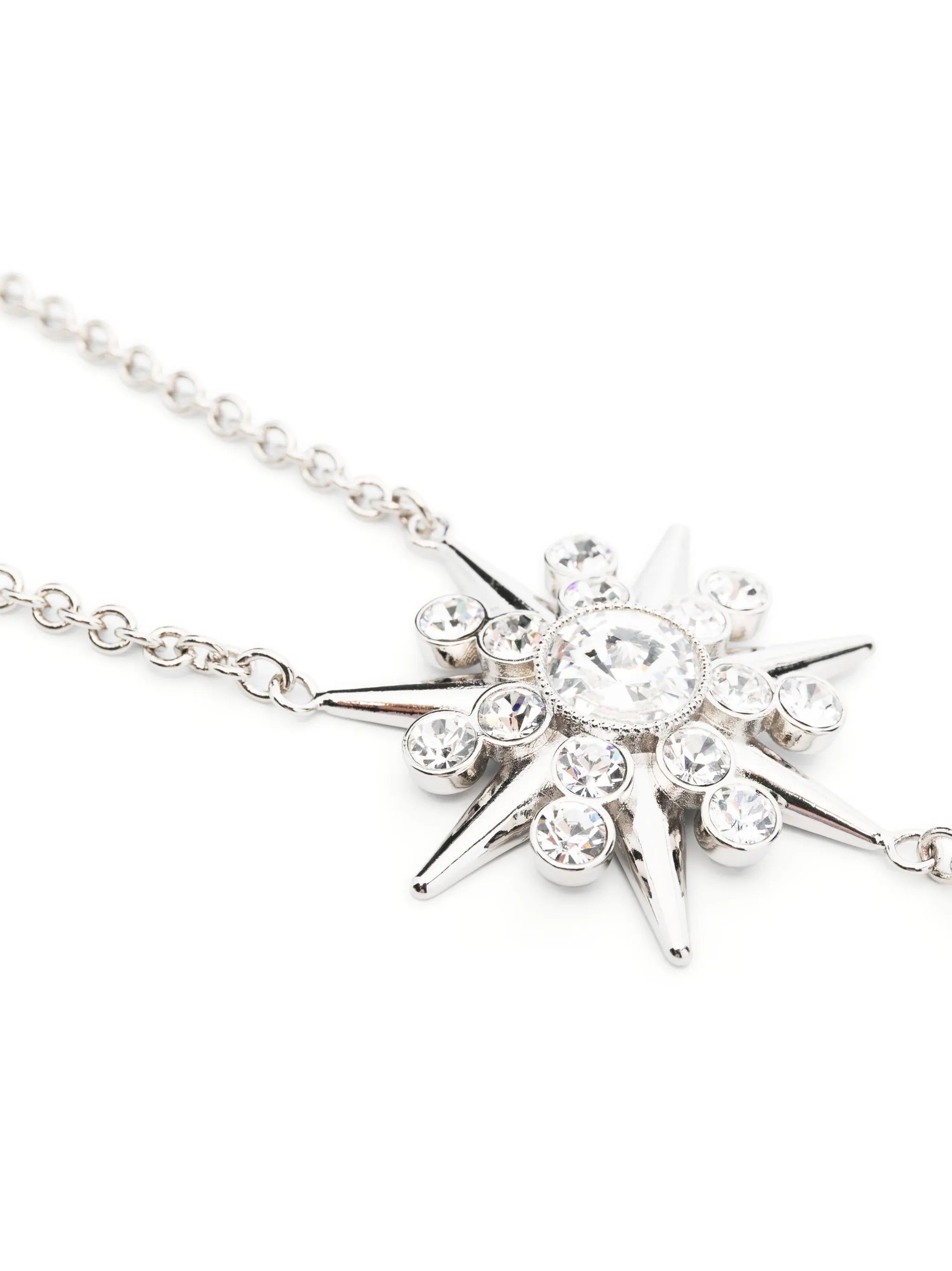 crystal-embellished body chain