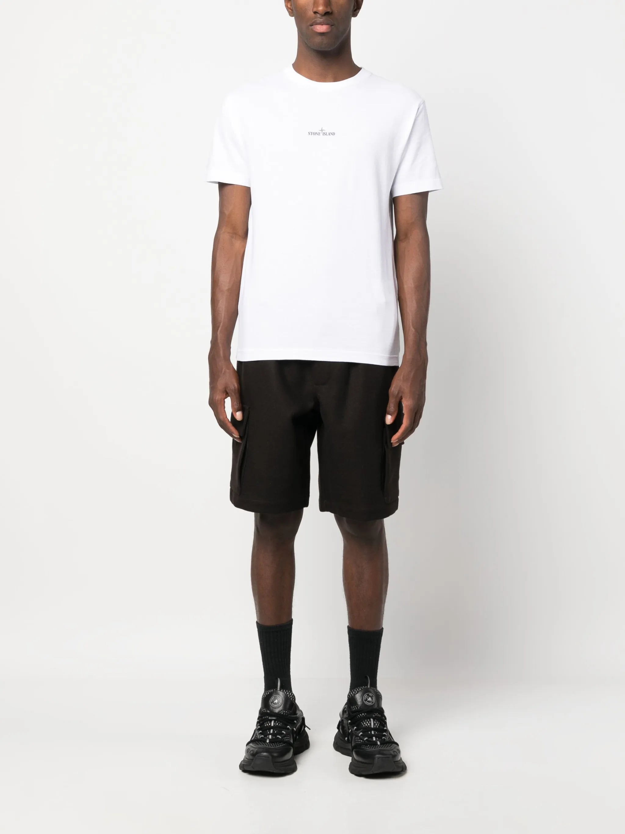 Compass logo-print cotton T-shirt