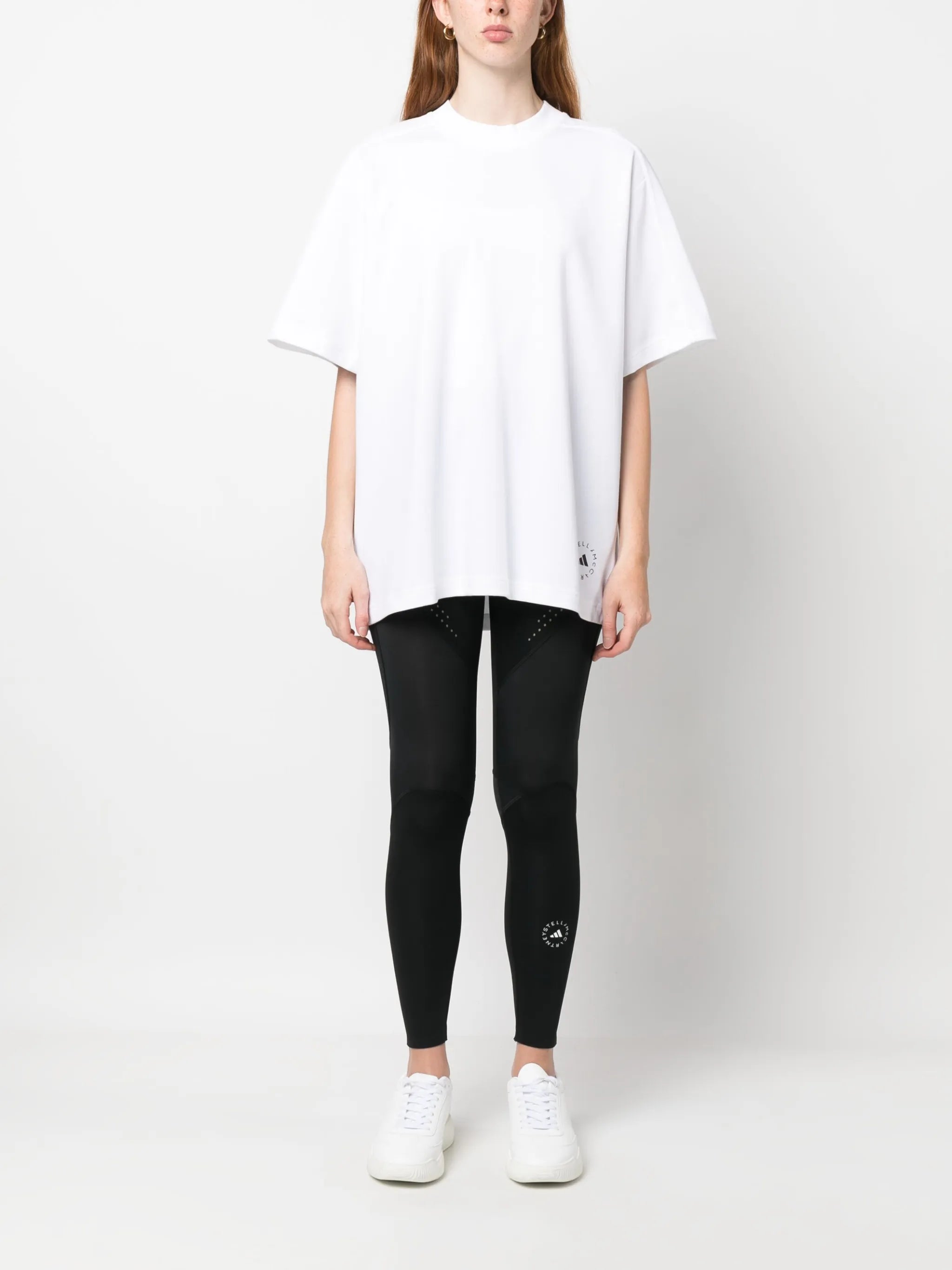 logo-print cotton-blend T-shirt