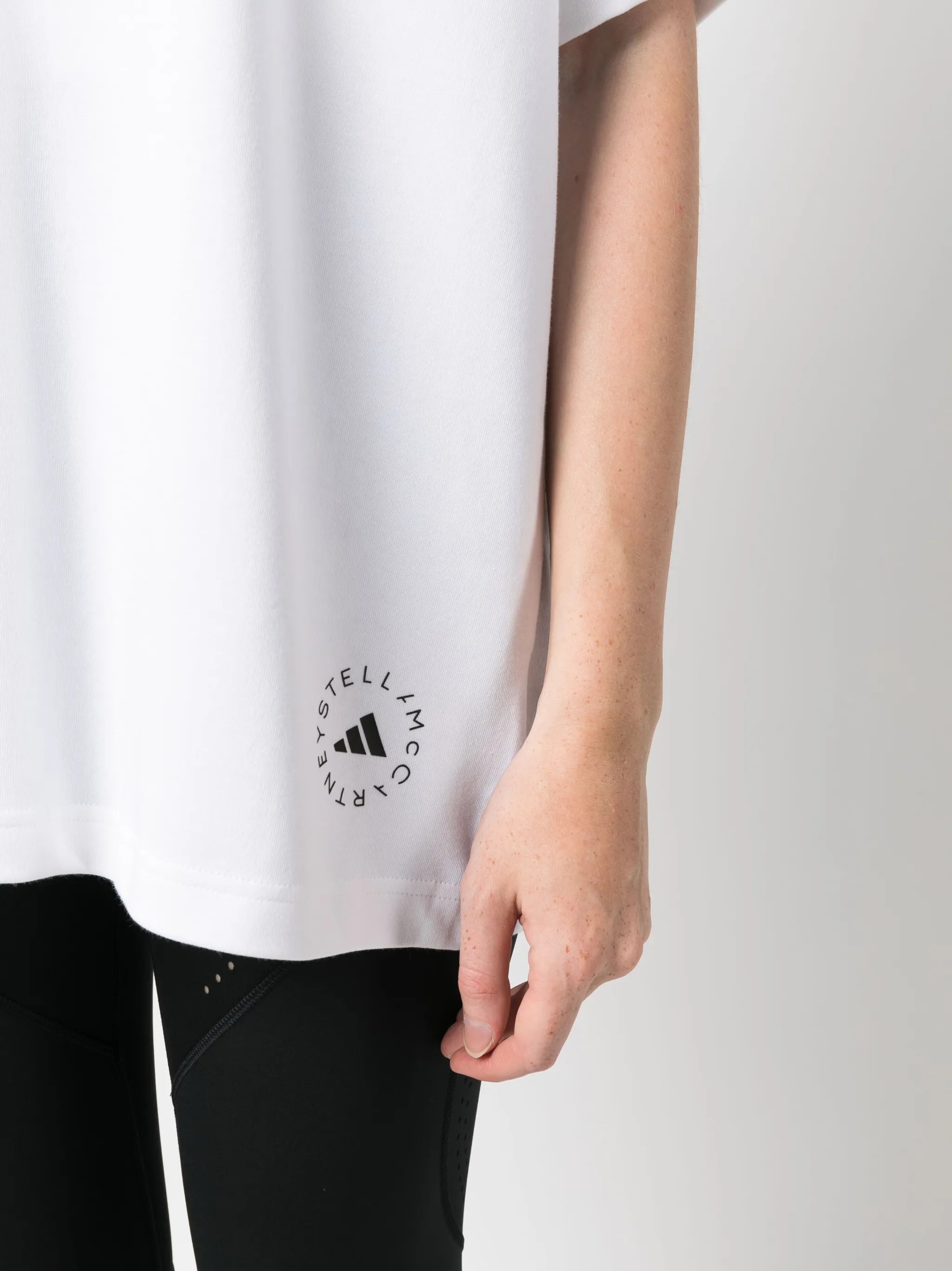 logo-print cotton-blend T-shirt