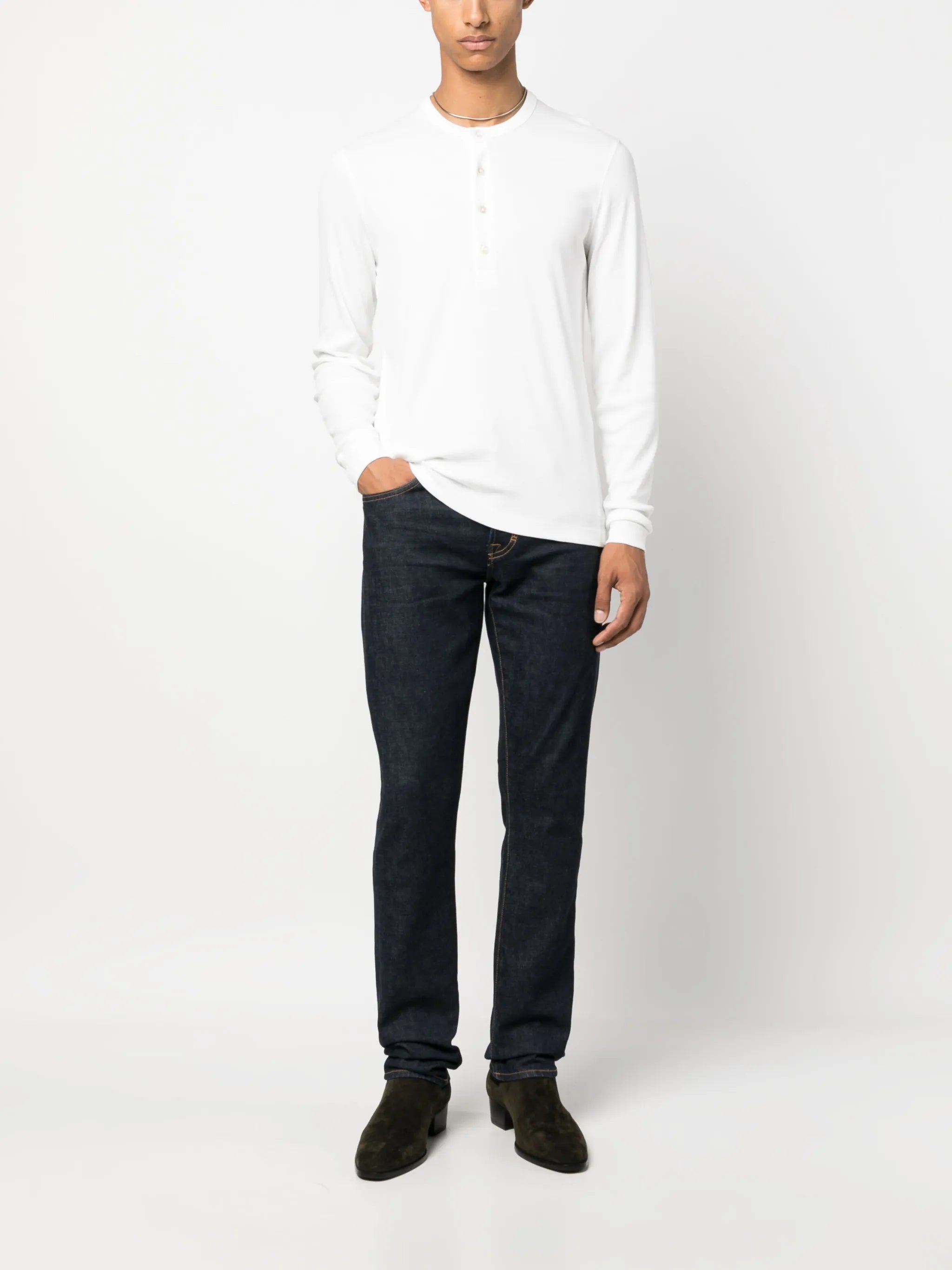 Serafine ribbed long-sleeve T-shirt
