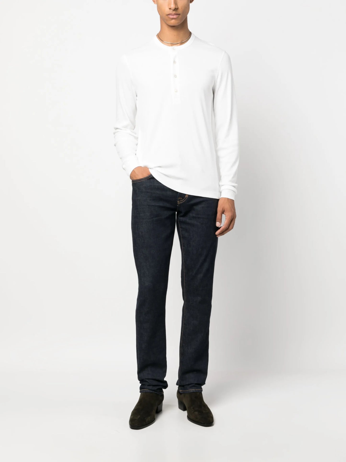 Serafine ribbed long-sleeve T-shirt