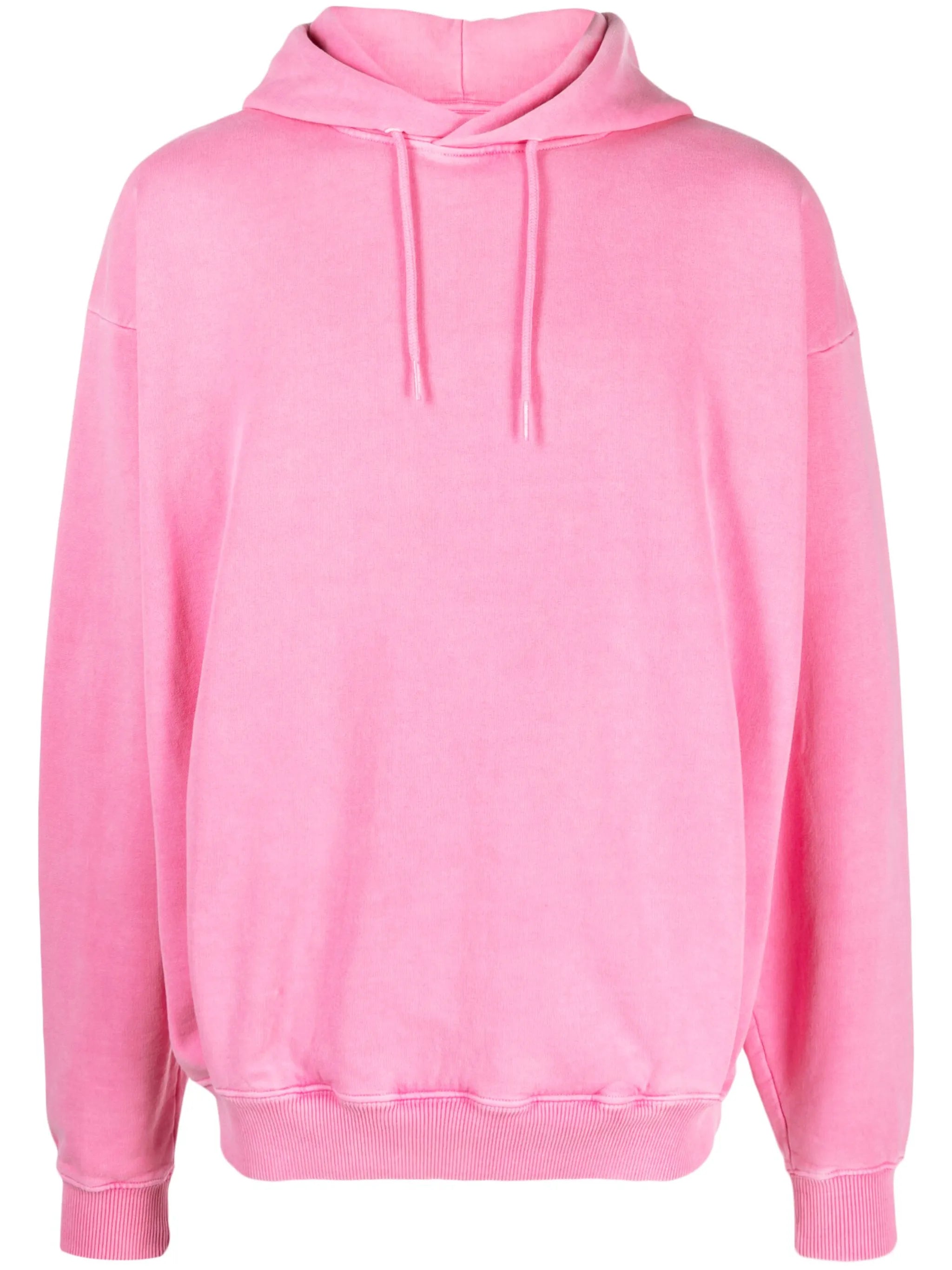 logo-print cotton hoodie