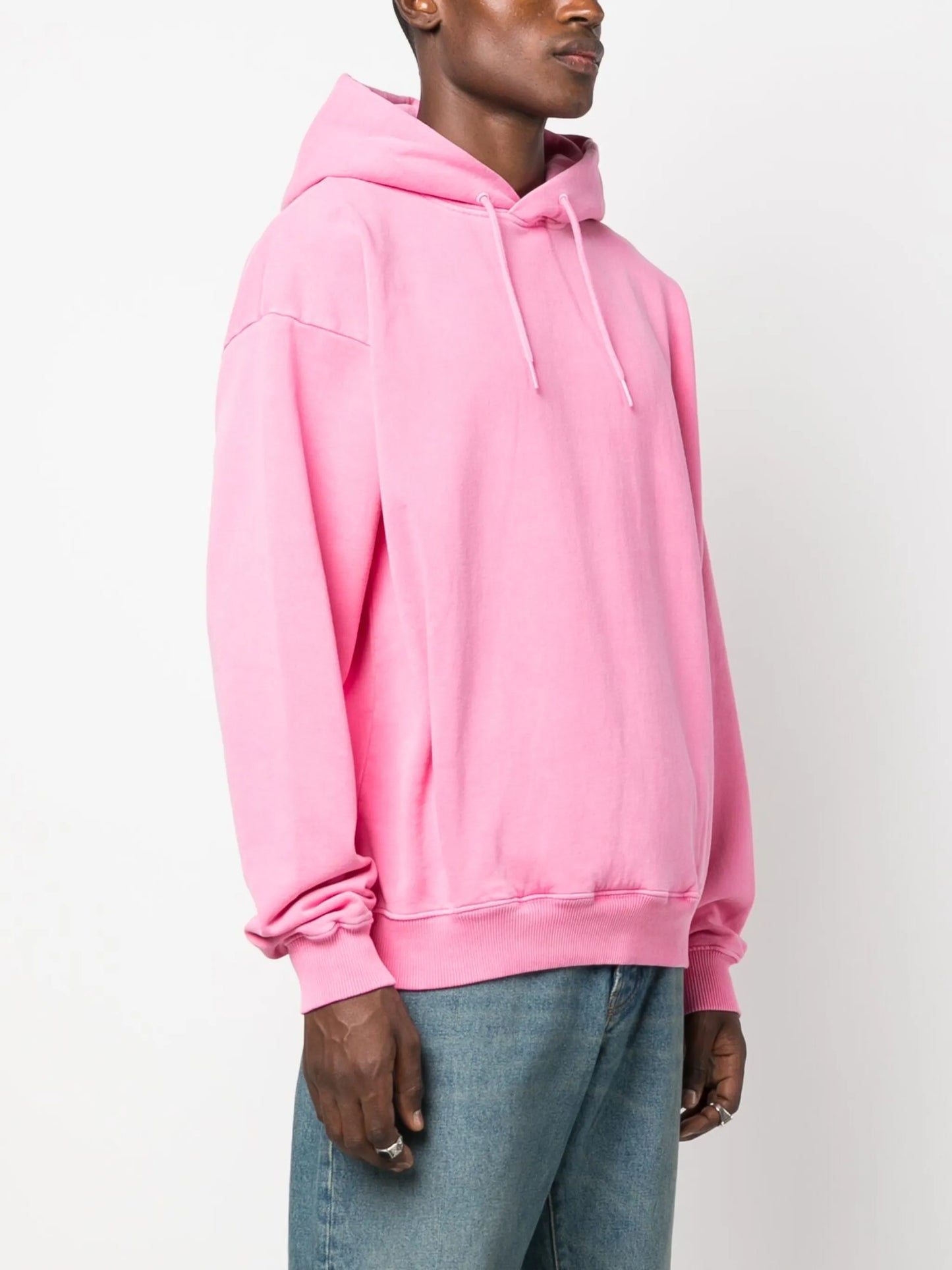 logo-print cotton hoodie