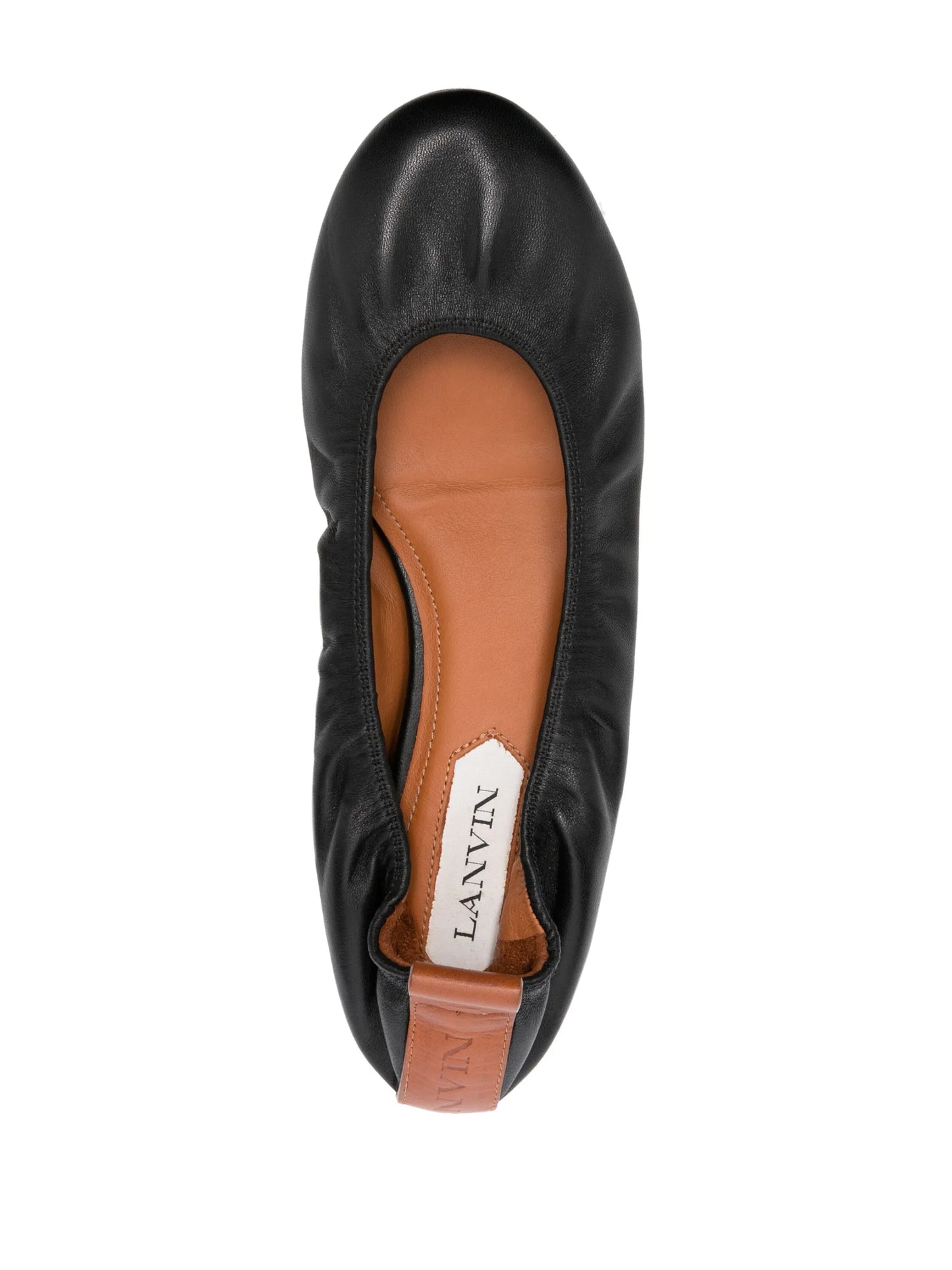 leather ballerina shoes