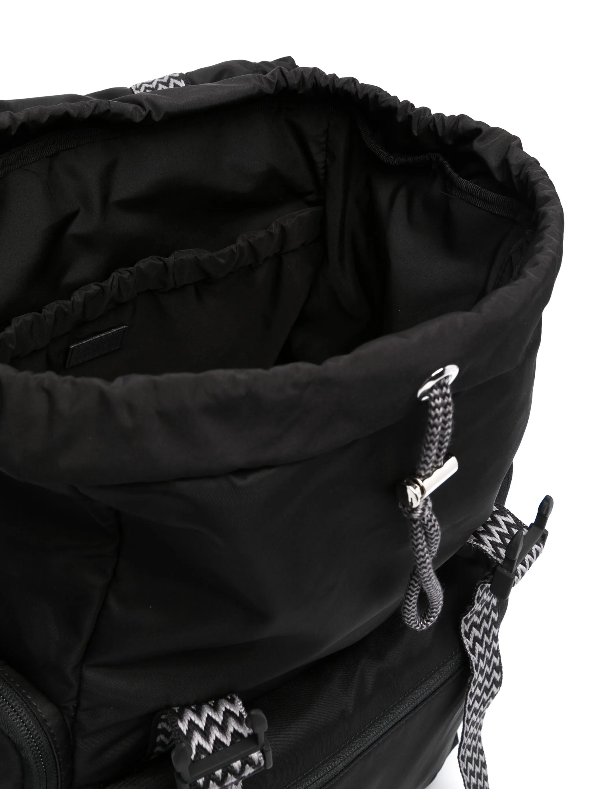 Curb strap-detail backpack