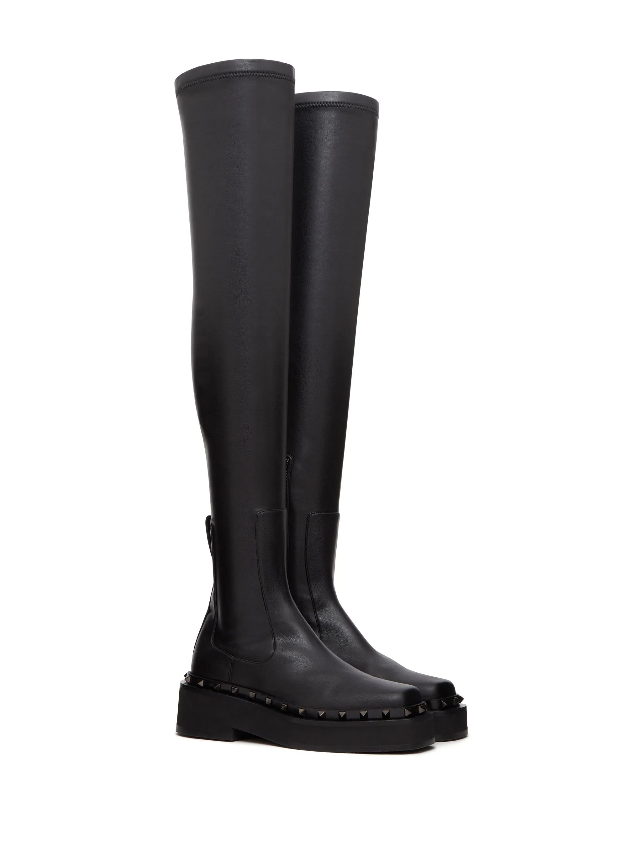 50mm Rockstud M-Way over-the-knee boots