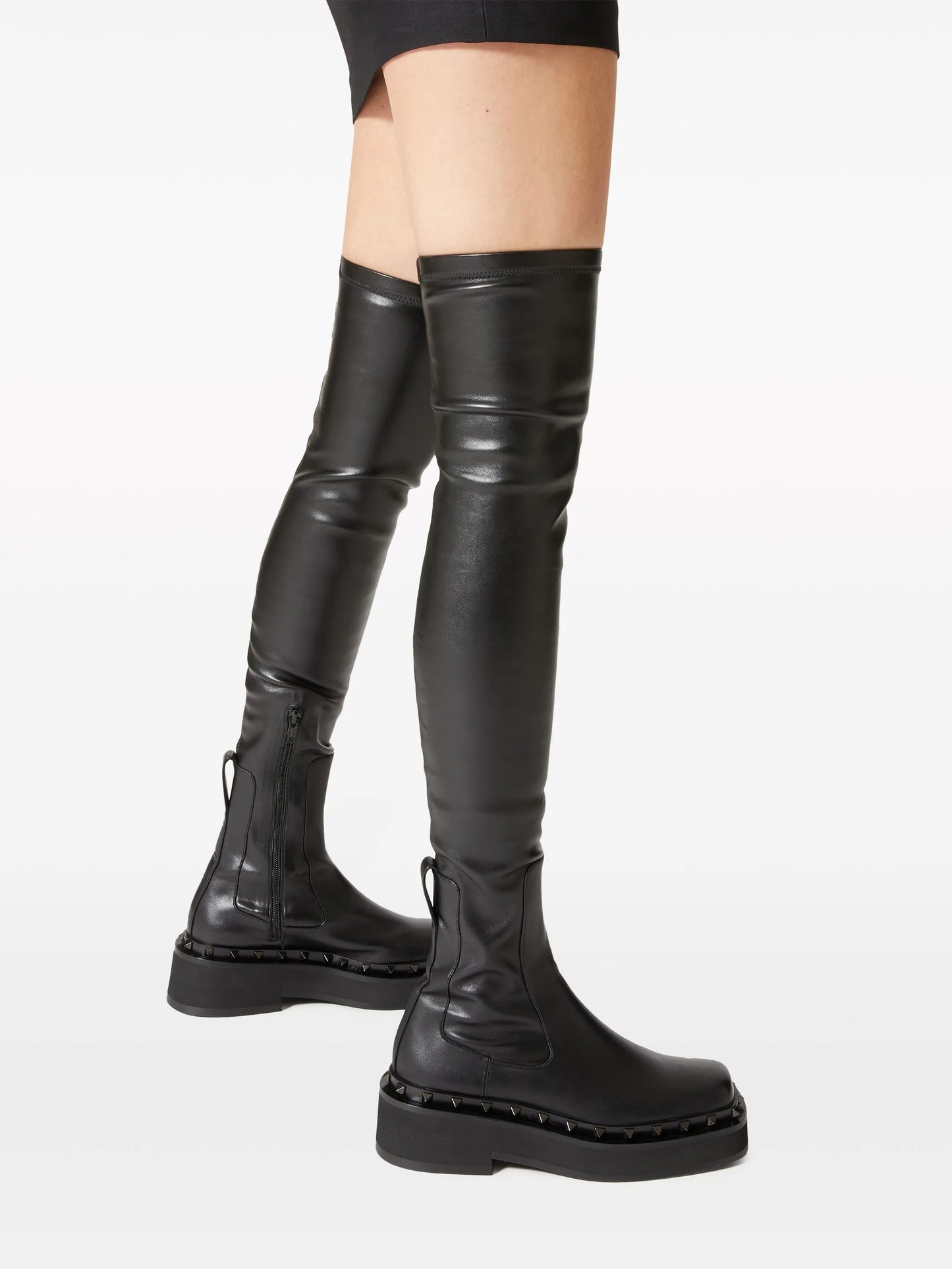 50mm Rockstud M-Way over-the-knee boots
