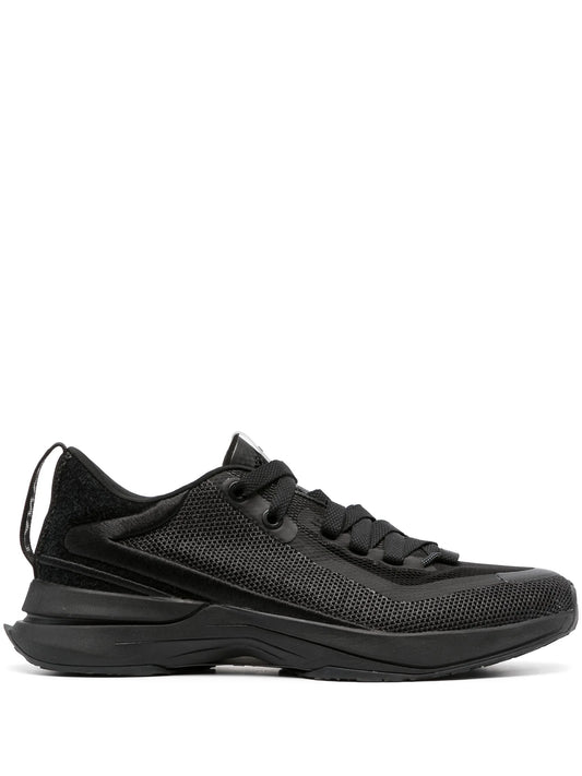 logo-detail mesh sneakers
