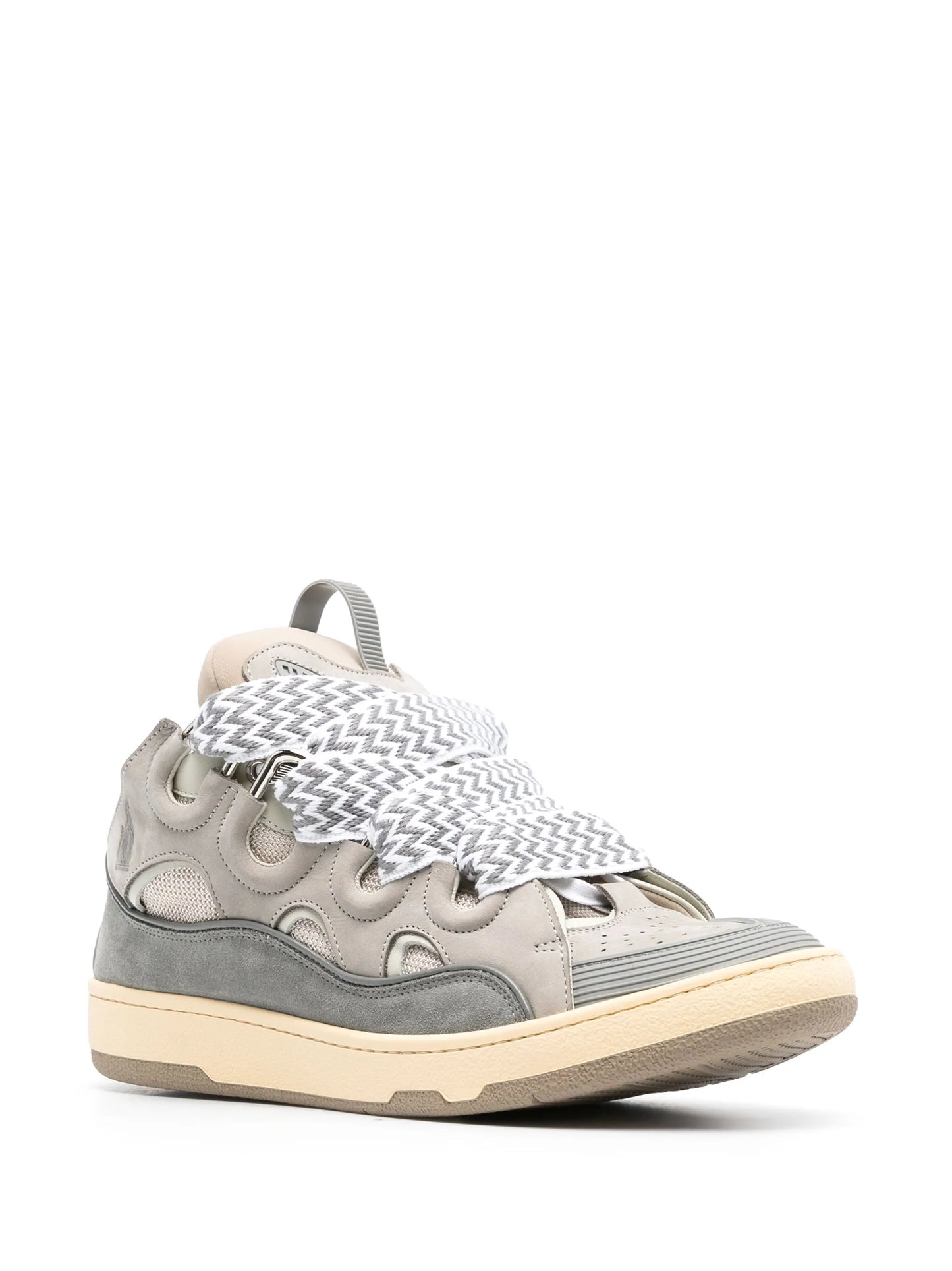 Curb leather sneakers