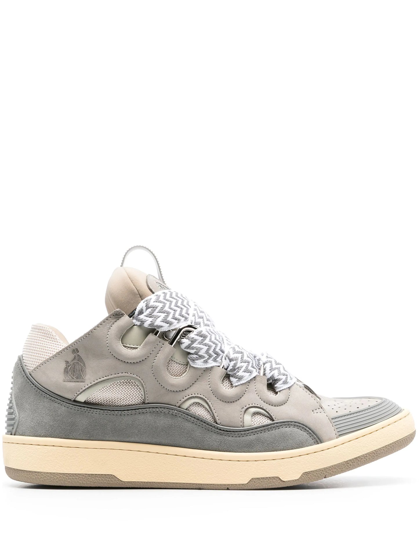 Curb leather sneakers