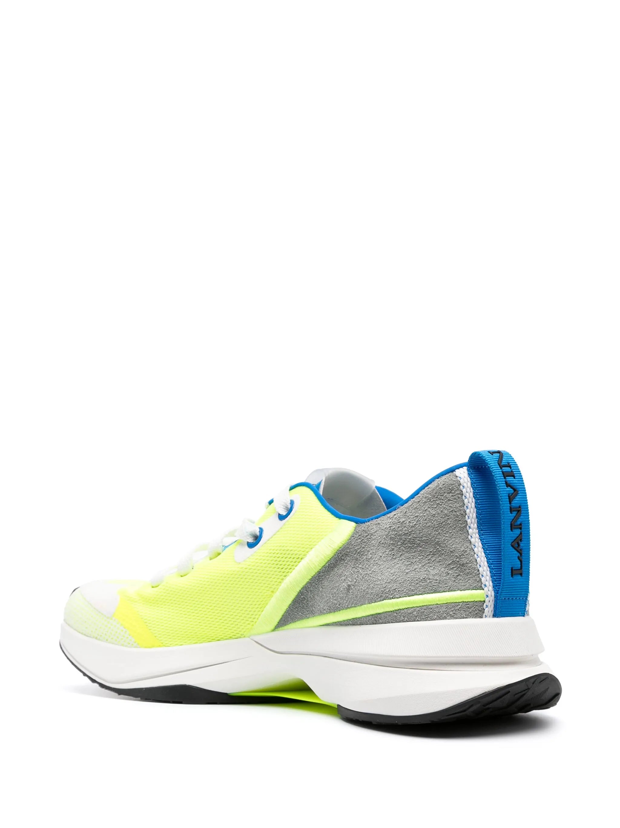 logo-detail mesh sneakers