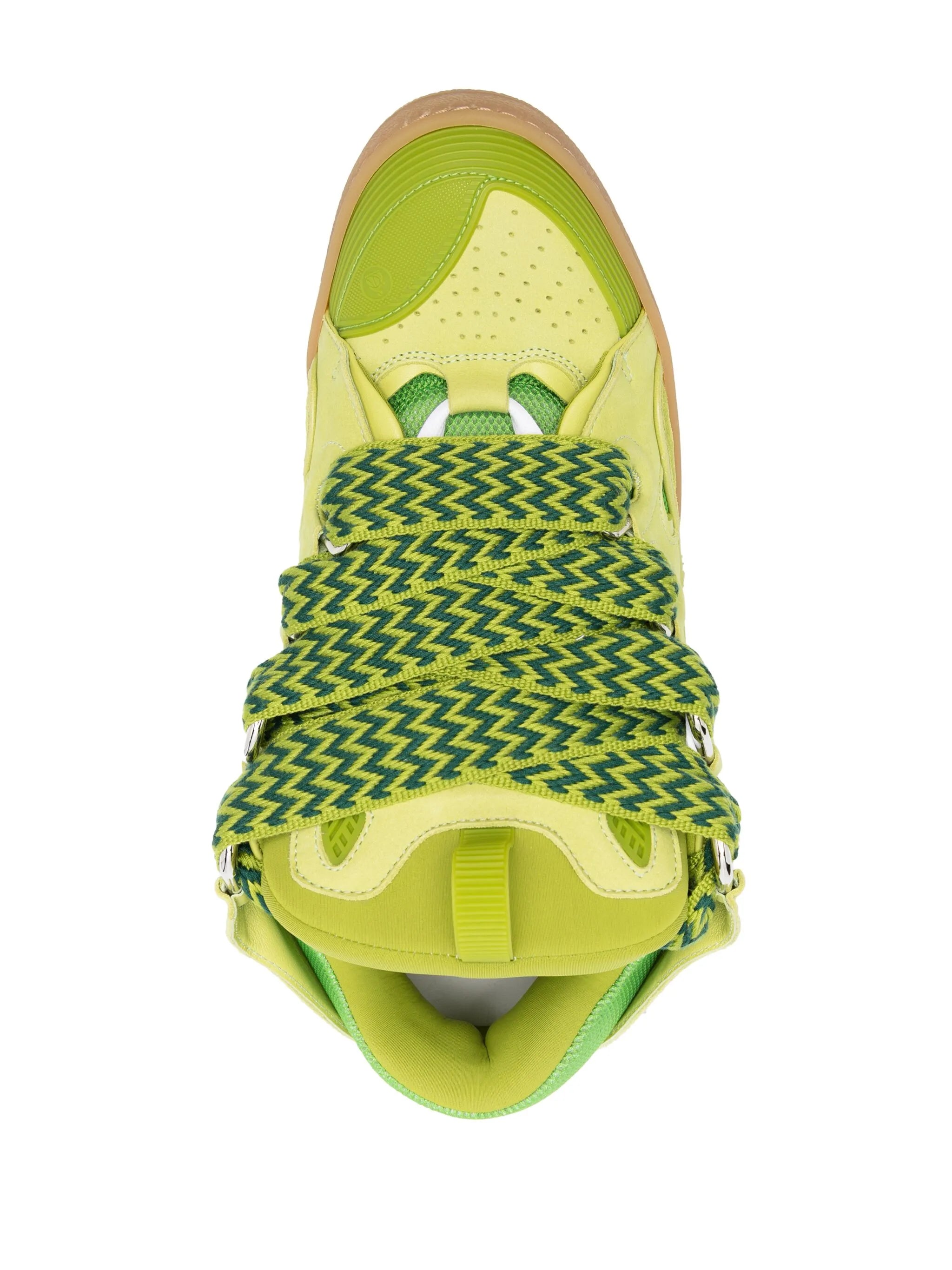 Curb leather sneakers