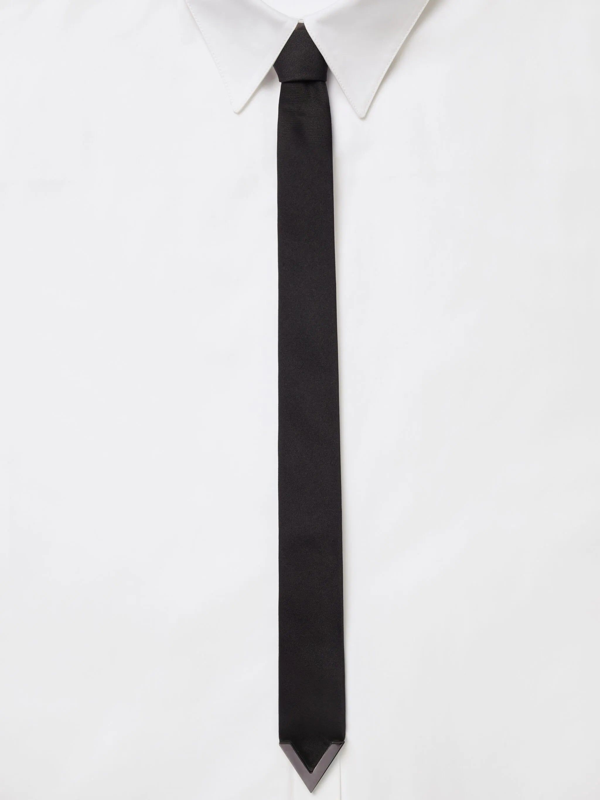 VLogo Signature wool-silk tie