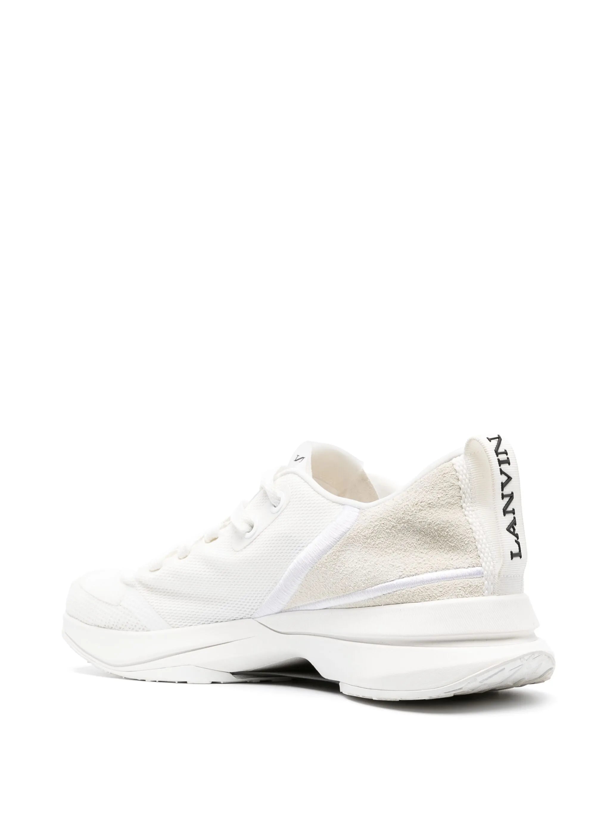 logo-detail mesh sneakers