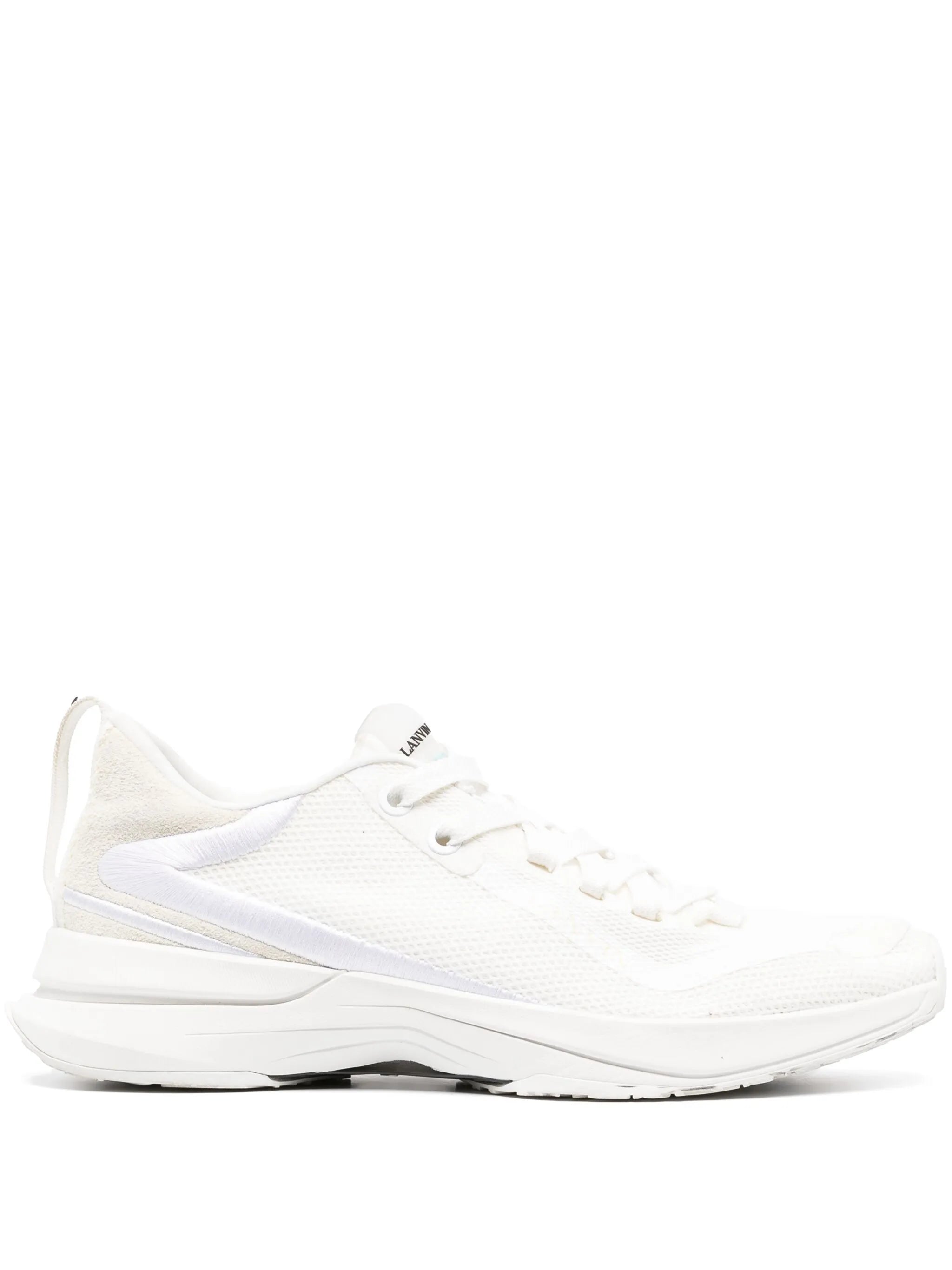 logo-detail mesh sneakers