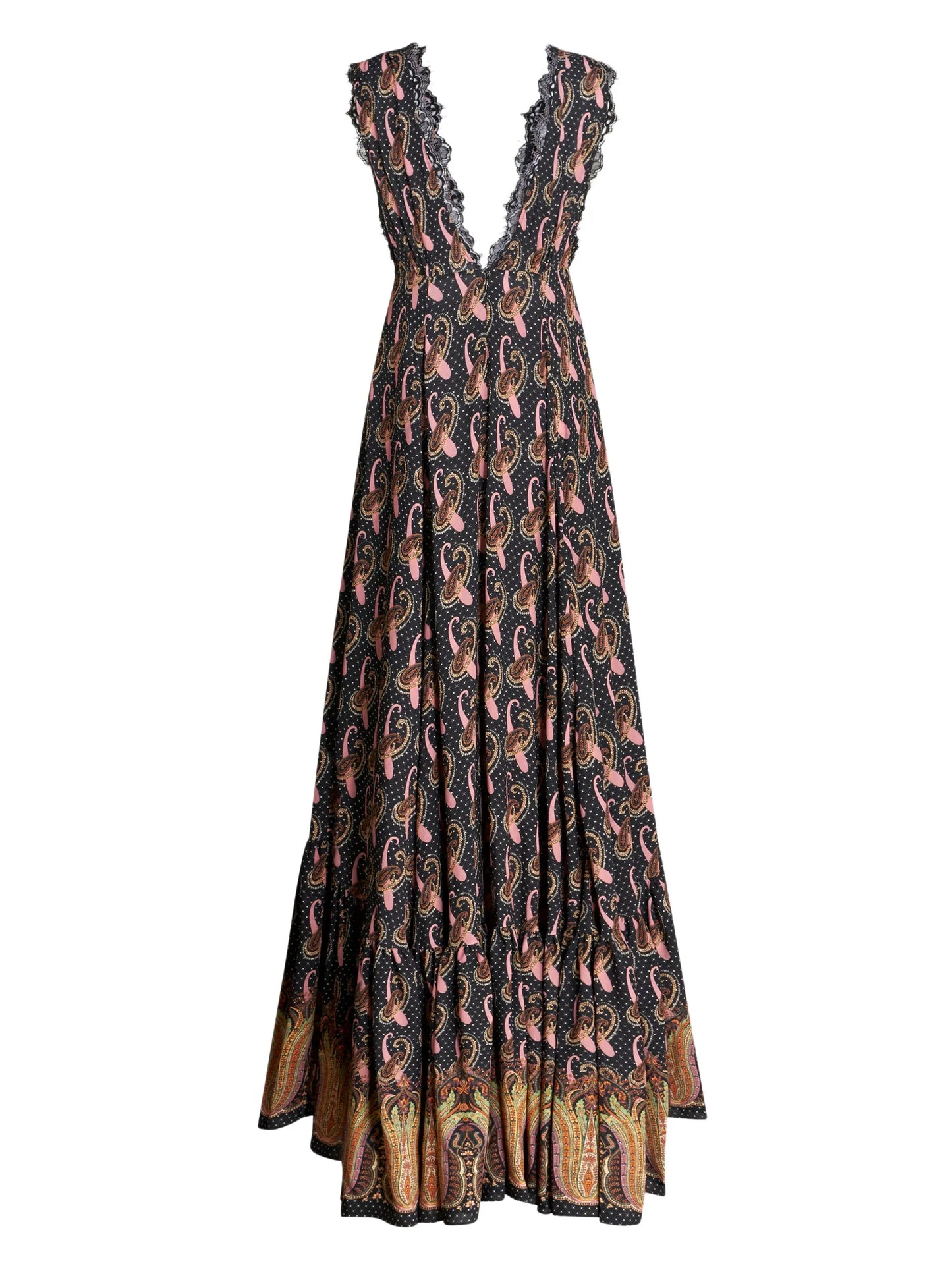 paisley-print sleeveless maxi dress