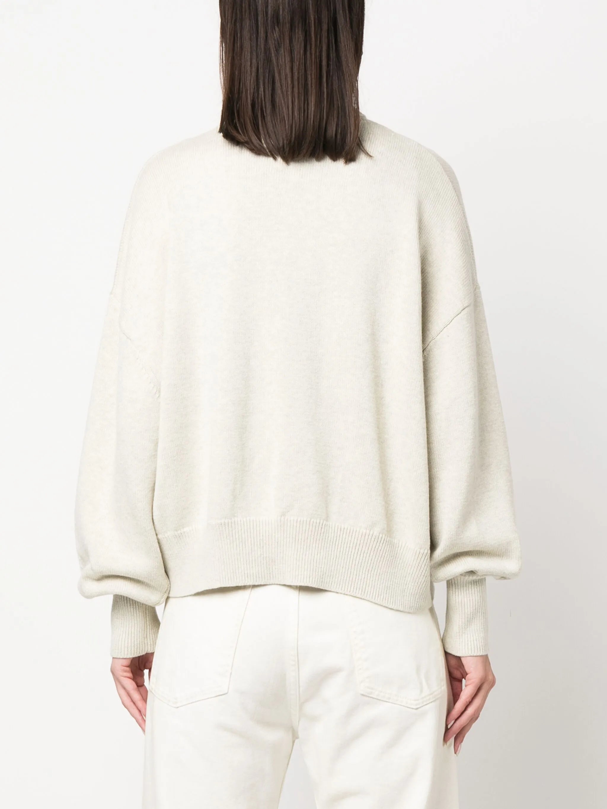 Nash logo-intarsia sweater