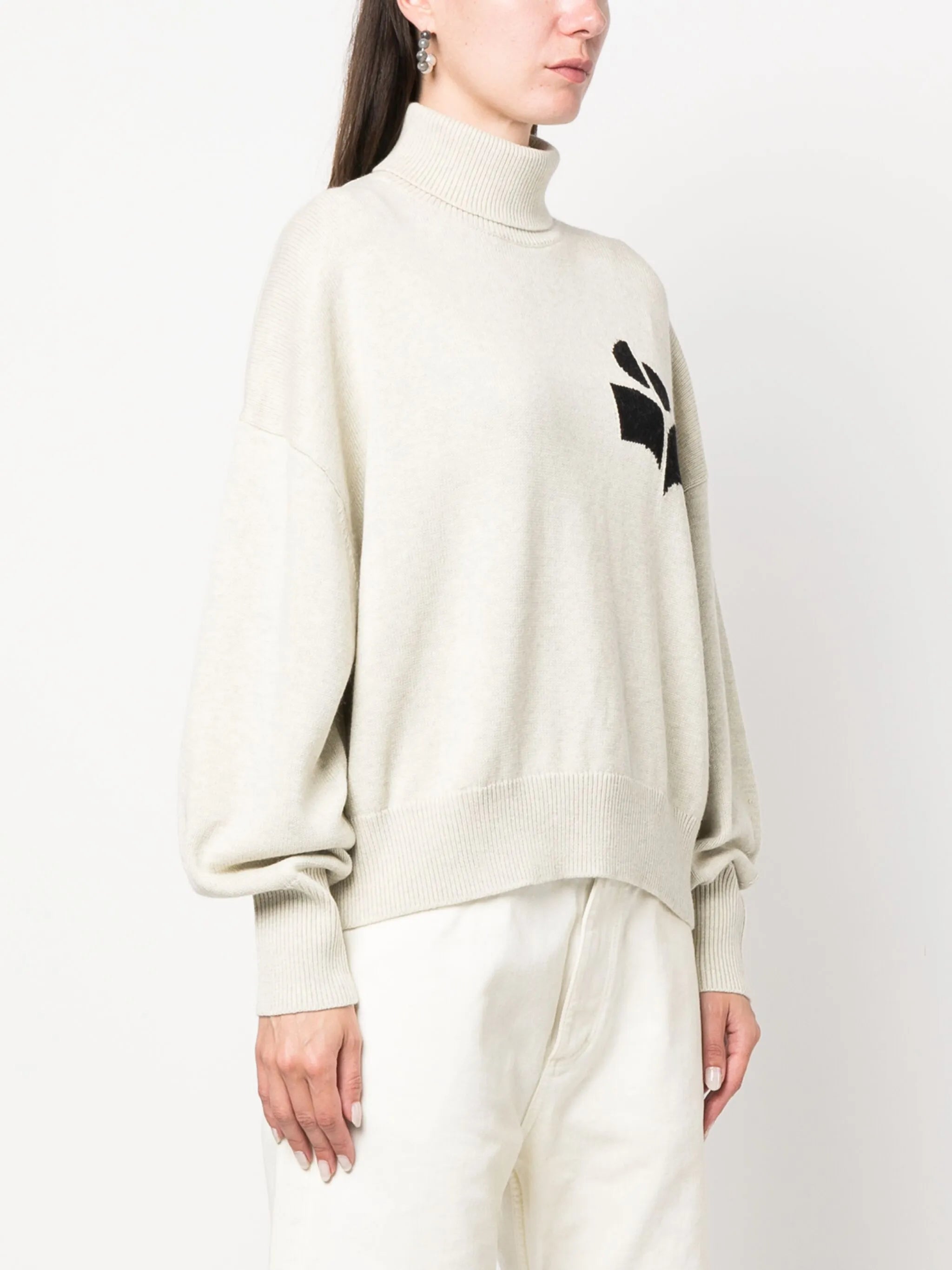 Nash logo-intarsia sweater