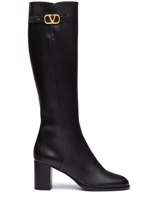 VLogo Signature 70mm knee-high boots