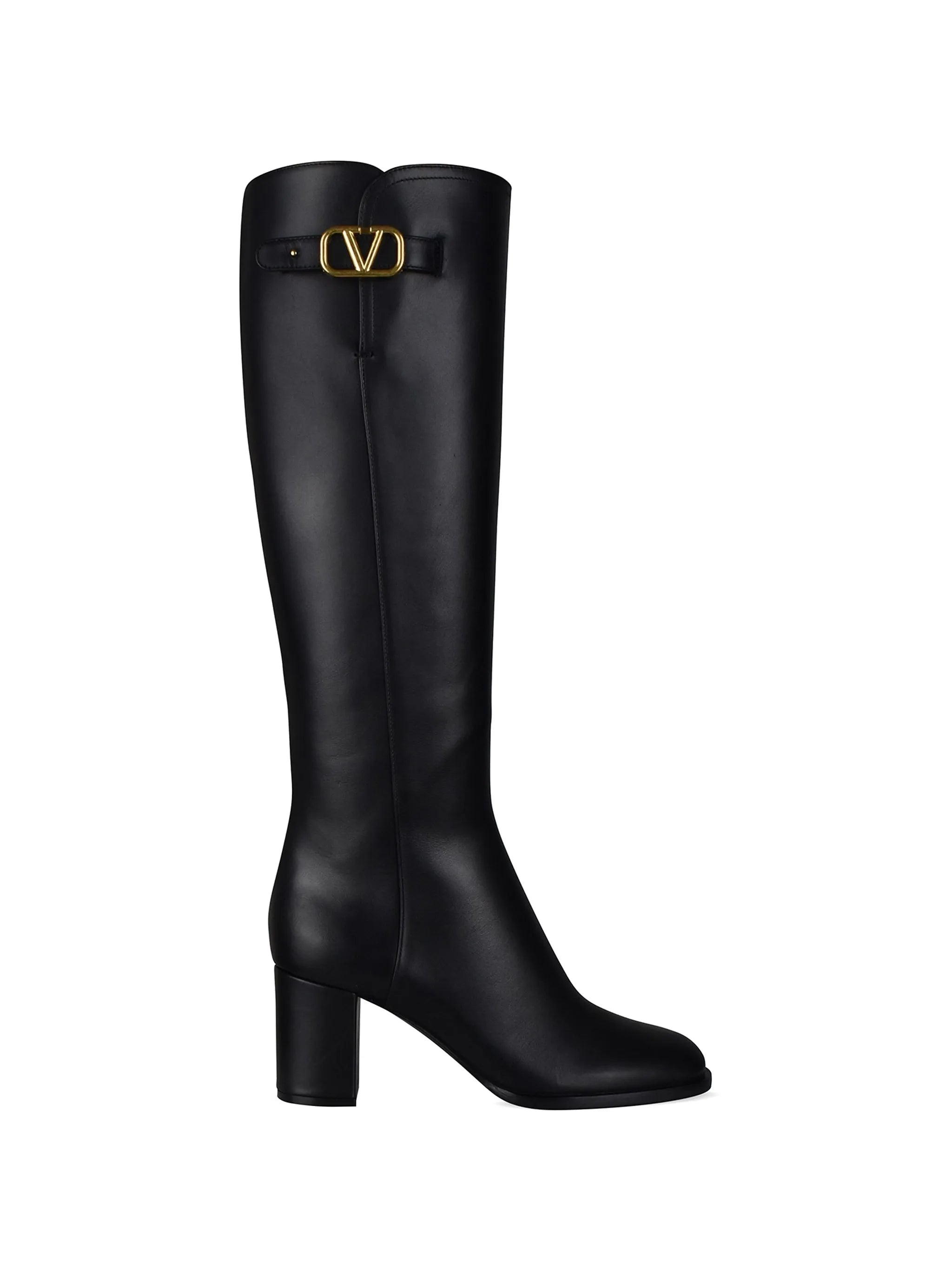 VLogo Signature knee-high boots
