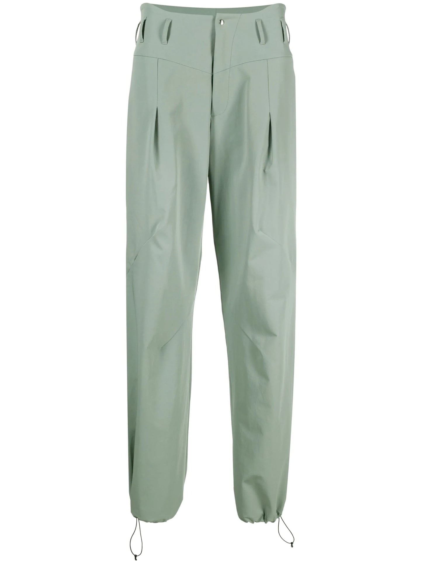 elasticated ankles tapared trousers