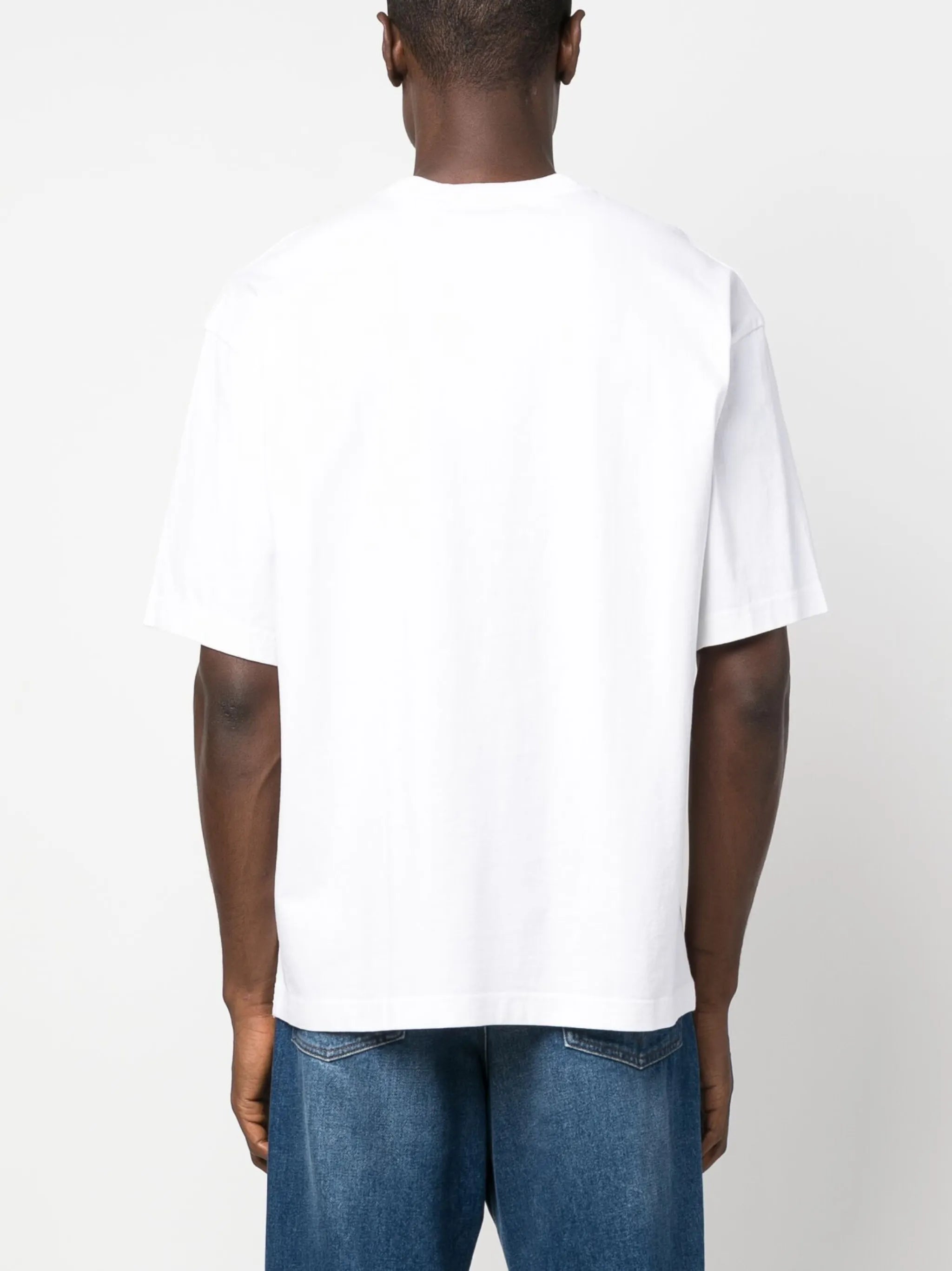 logo-embroidered T-shirt