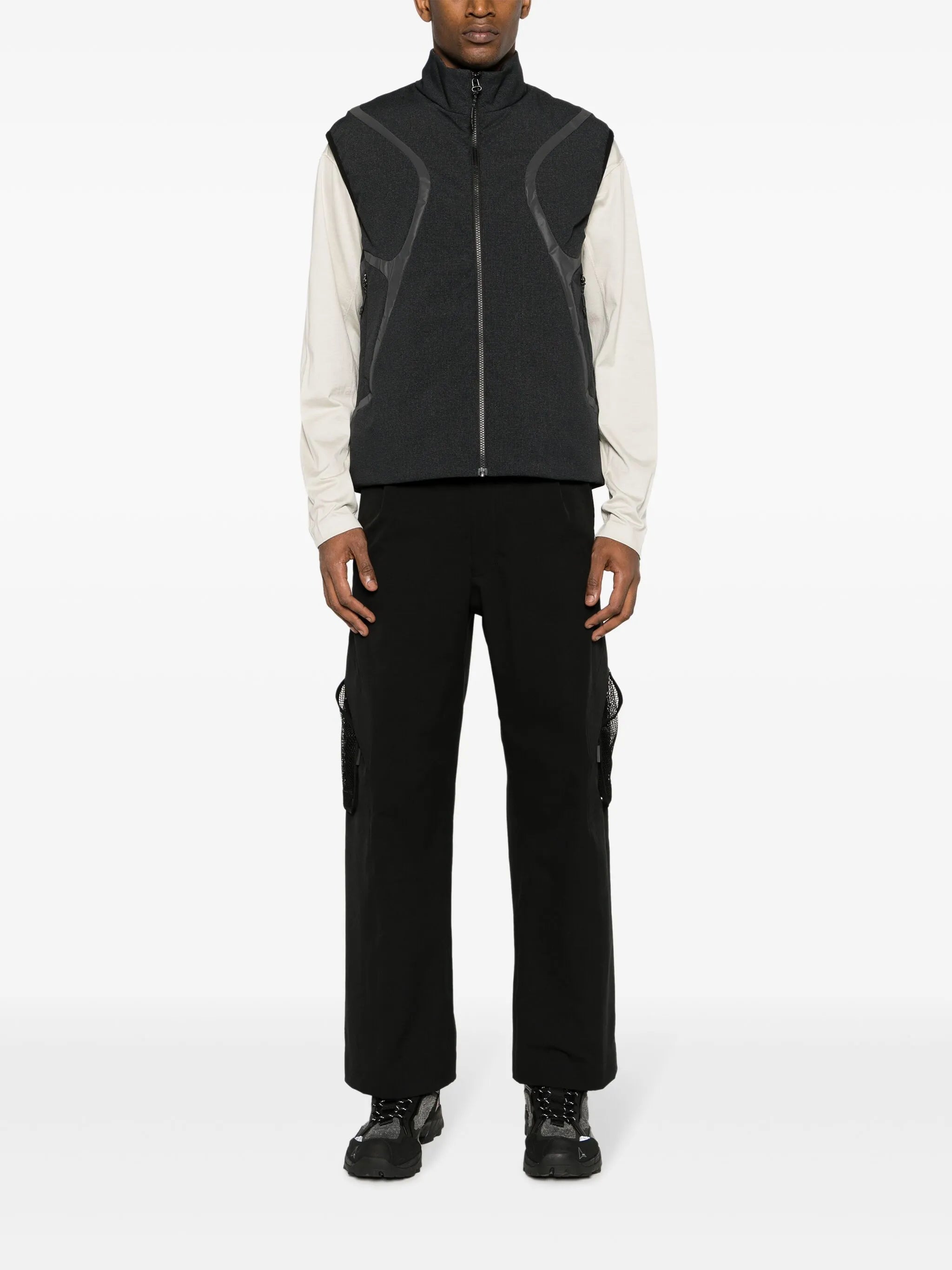Flash stand-up collar gilet