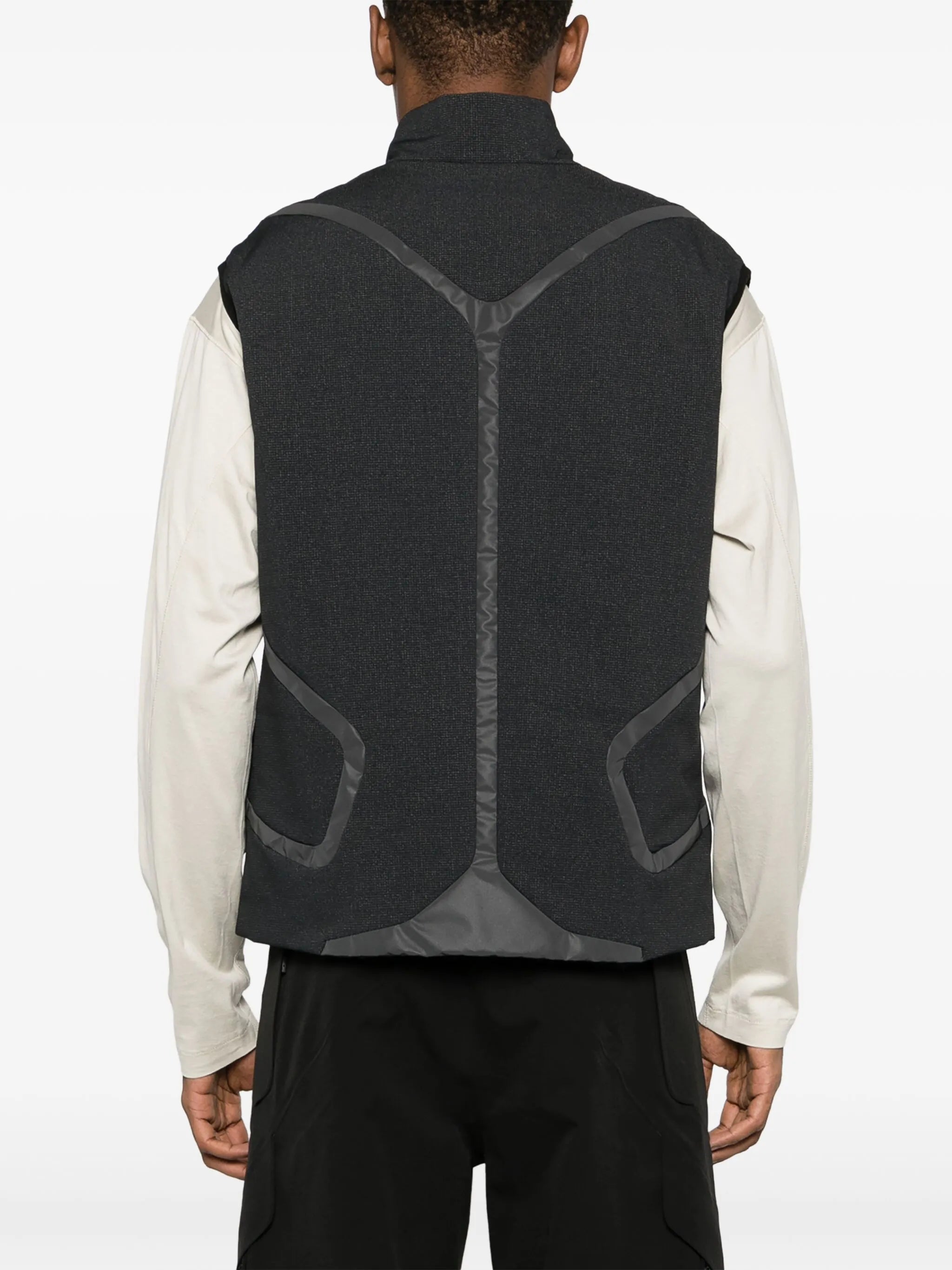 Flash stand-up collar gilet