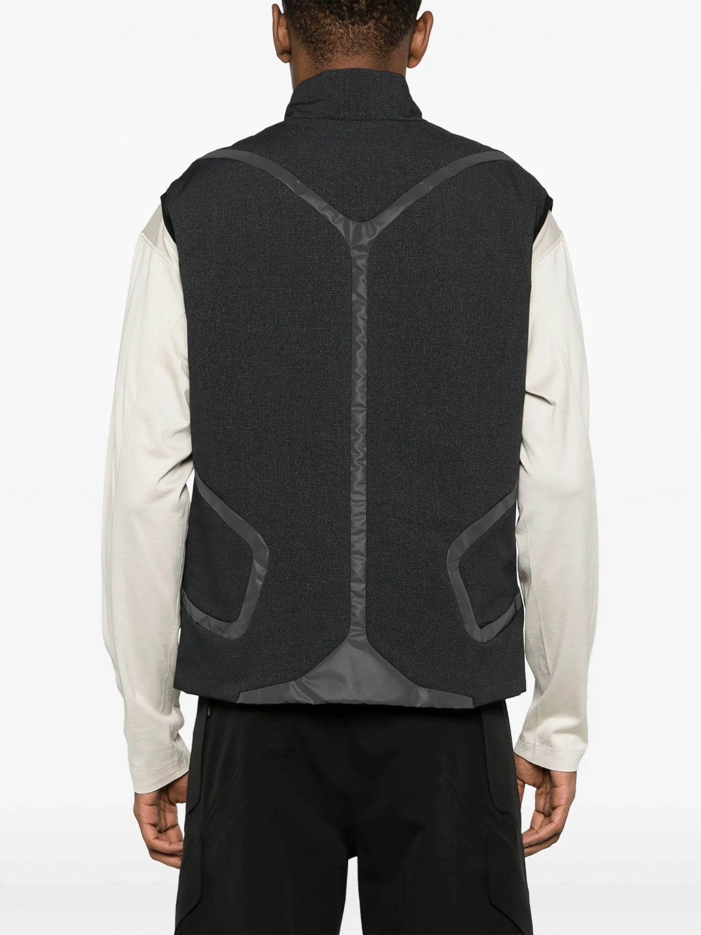Flash stand-up collar gilet